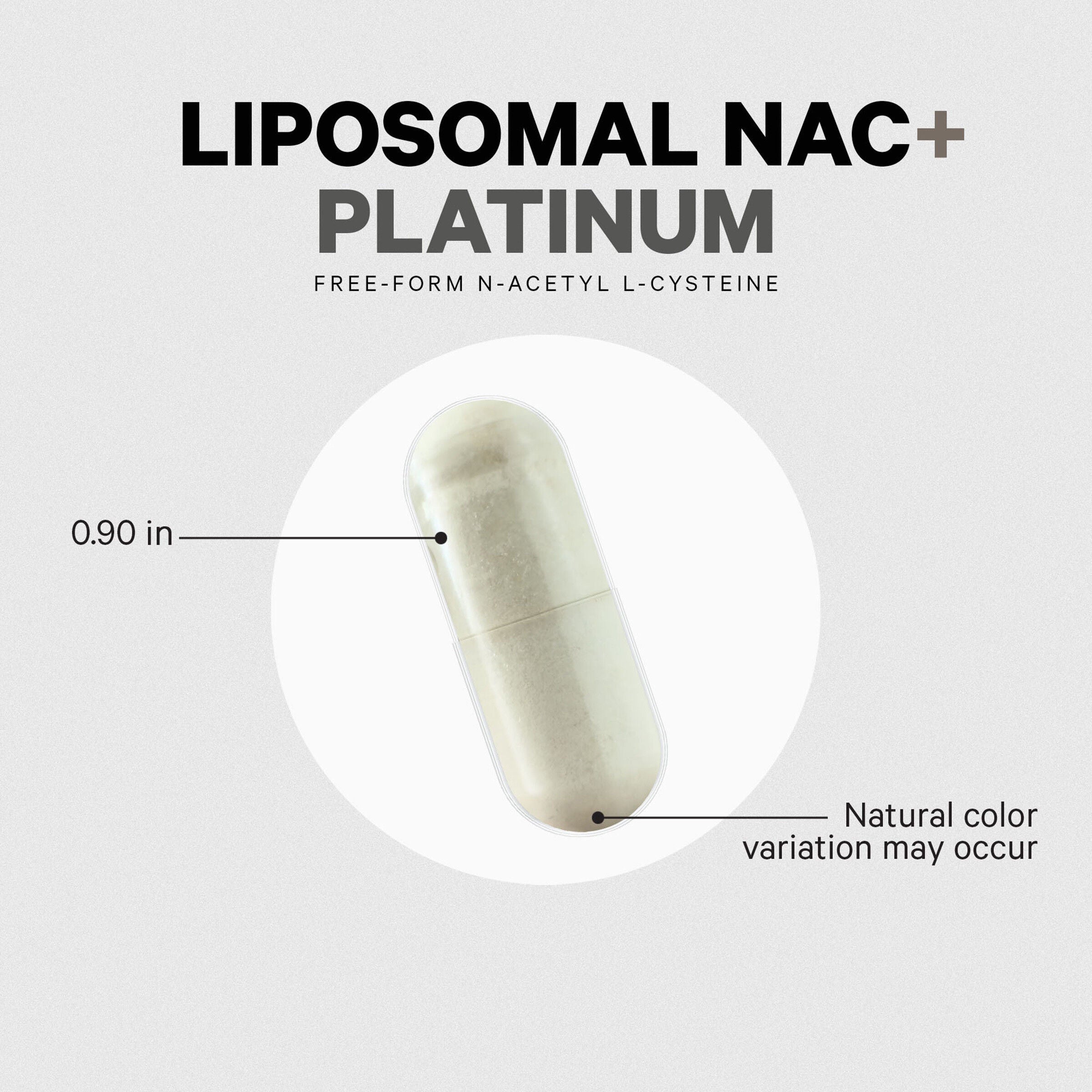 Liposomal NAC+ Platinum - 120 Capsules (60 Servings)  | GNC