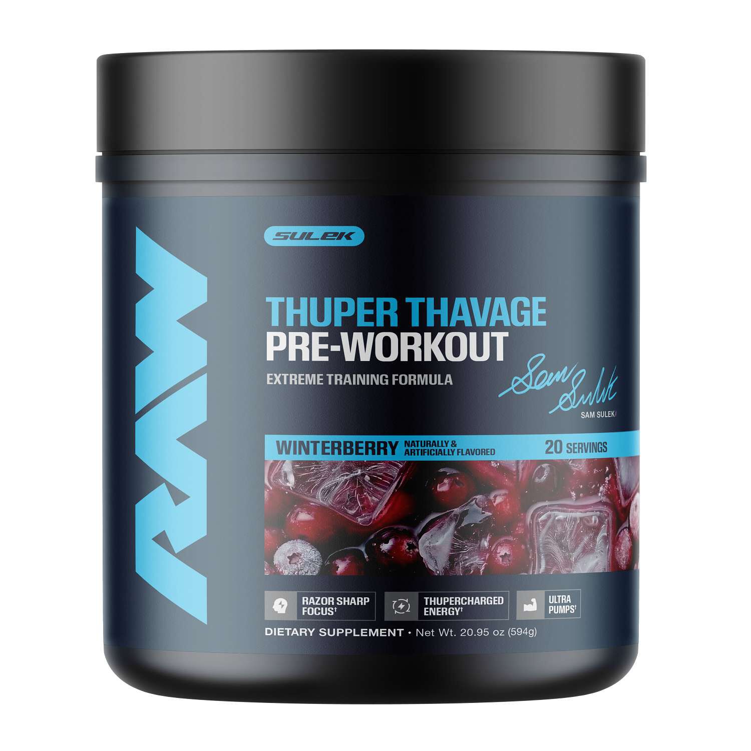 Thuper Thavage Pre-Workout - Winterberry (20 Servings)  | GNC