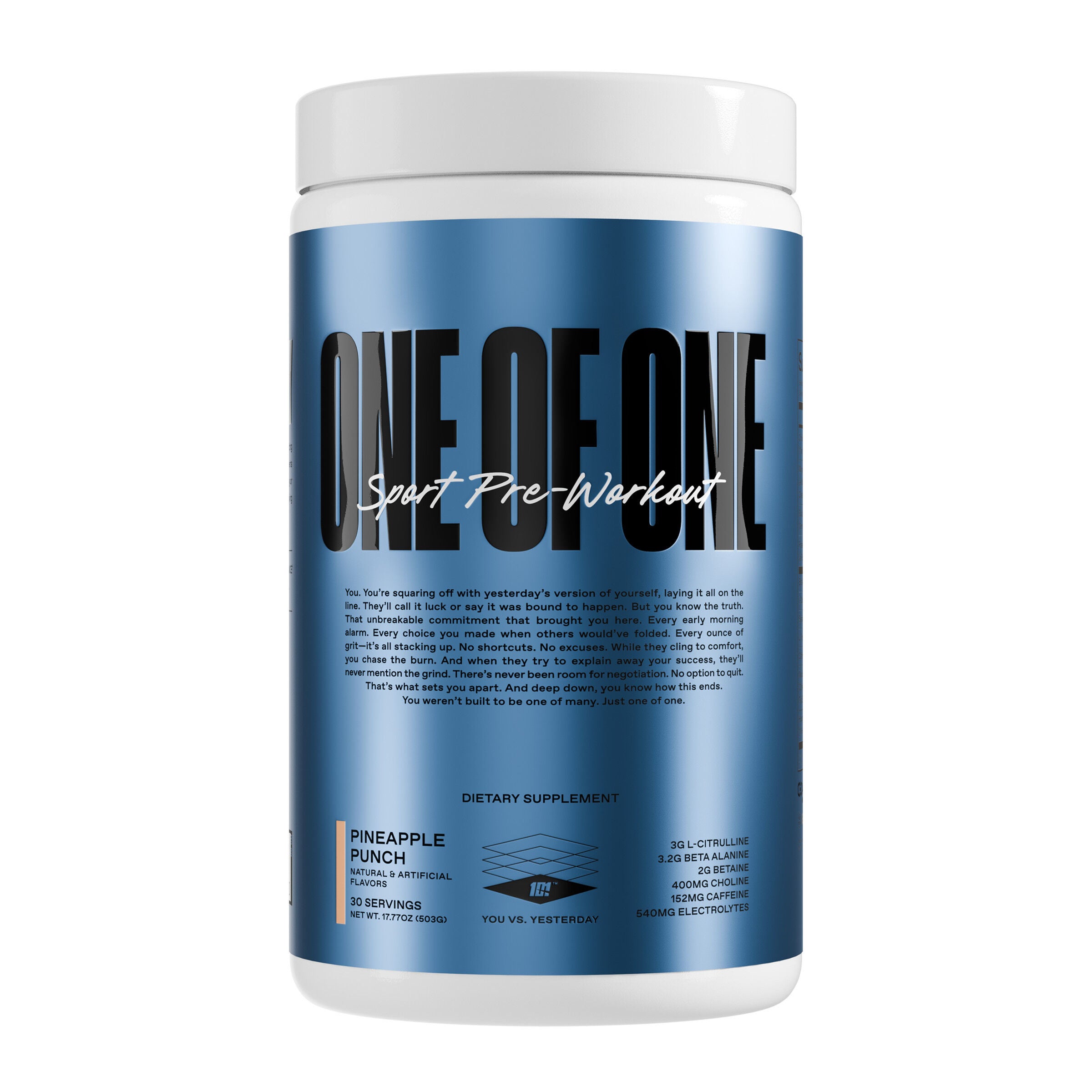 One of One Sport Pre-Workout - Pineapple Punch (30 Servings)