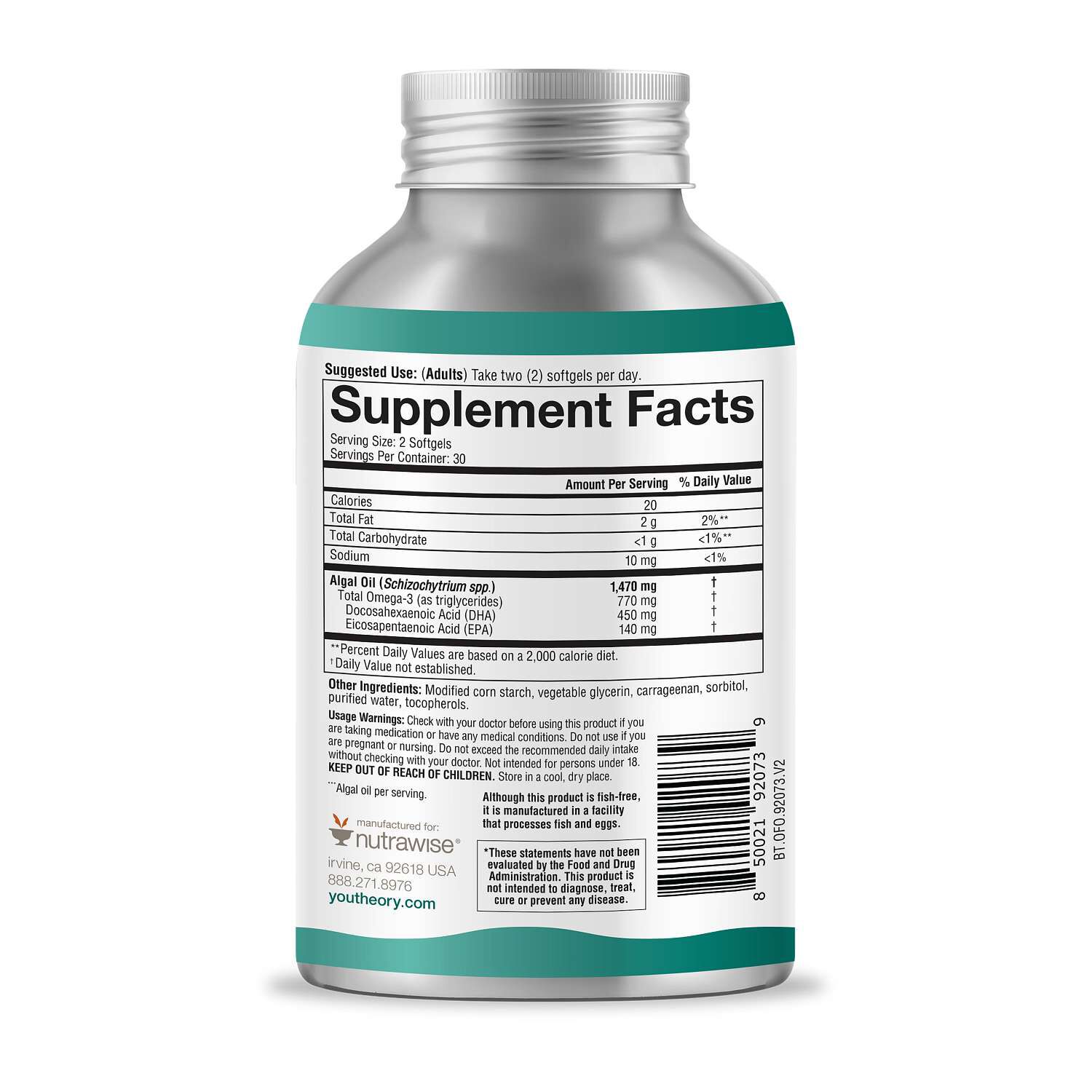 Ocean-Friendly Omega - 60 Softgels (30 Servings)