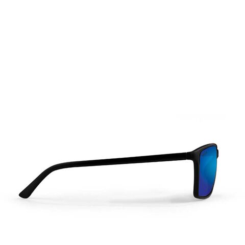 Murphy Sunglasses Black Frames Blue Mirror Polarized Lenses  | GNC
