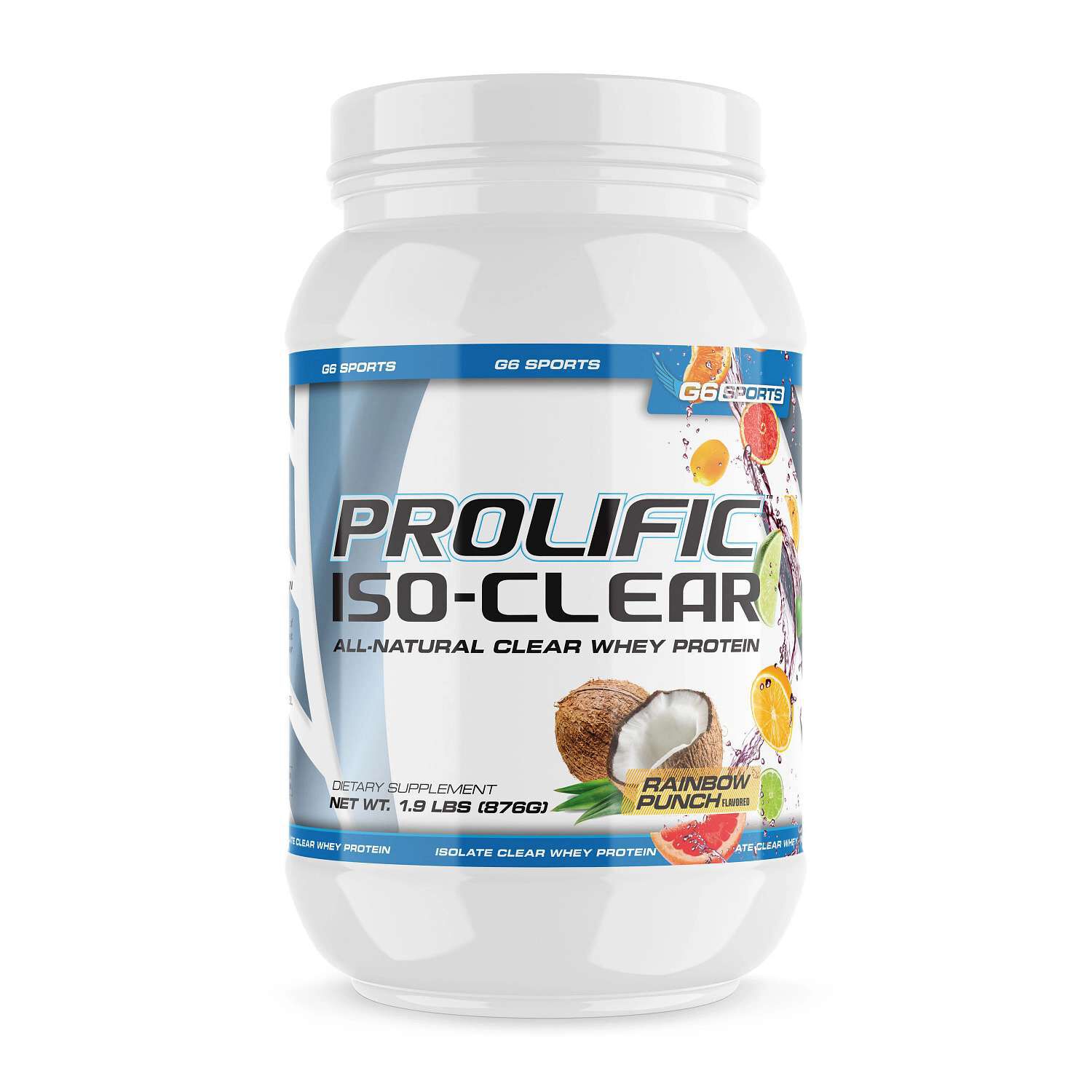 Prolific Iso-Clear Whey Protein - Rainbow Punch (30 Servings)  | GNC