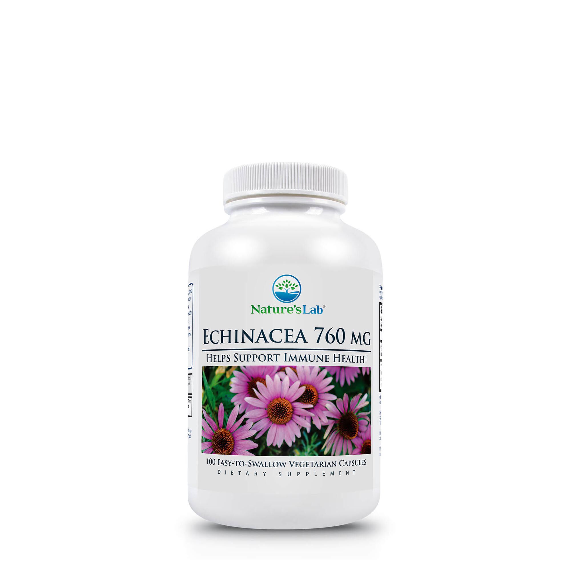 Echinacea 760mg - 100 Capsules (50 Servings)  | GNC
