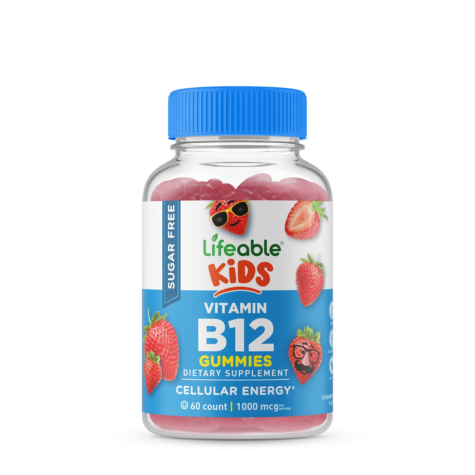 Kids - Sugar Free Vitamin B12 - 60 Gummies (30 Servings)  | GNC