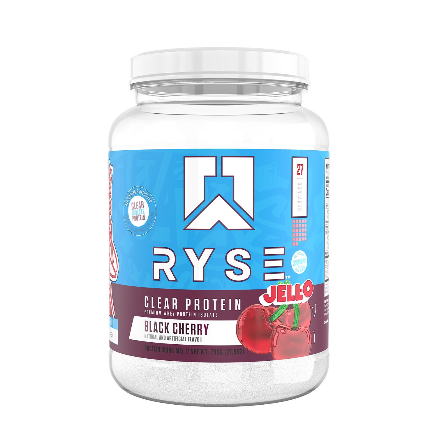 Clear Protein JellO Black Cherry (27 Servings) GNC