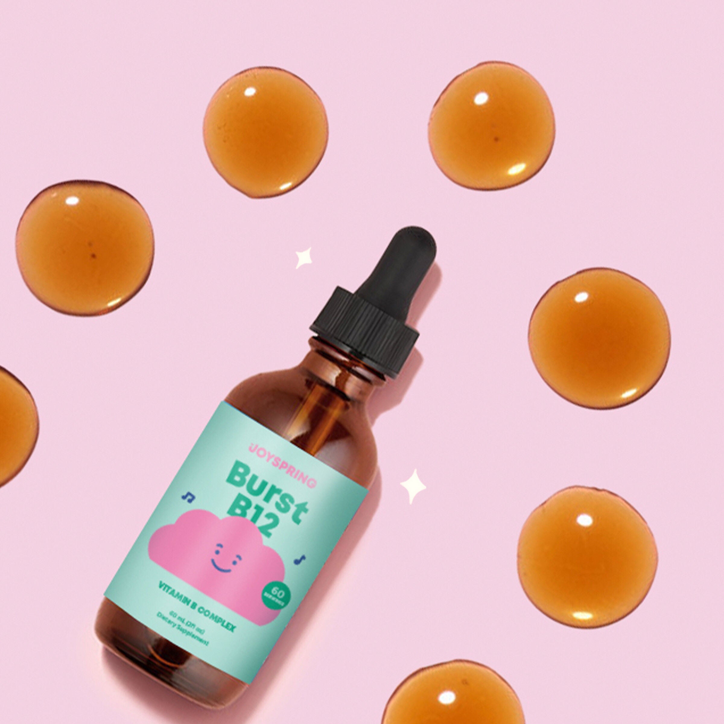 Burst B12 Vitamin B Complex - 60 mL (60 Servings)  | GNC