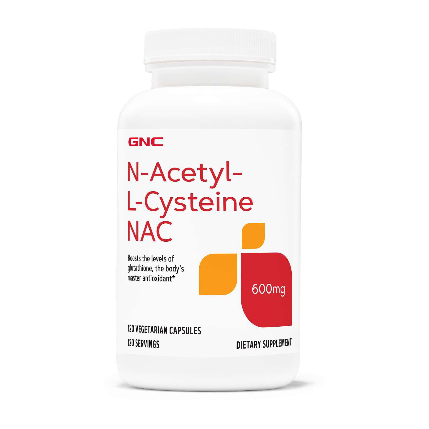 N-Acetyl-L-Cysteine NAC 600mg - 120 Vegetarian Capsules (120 Servings)
