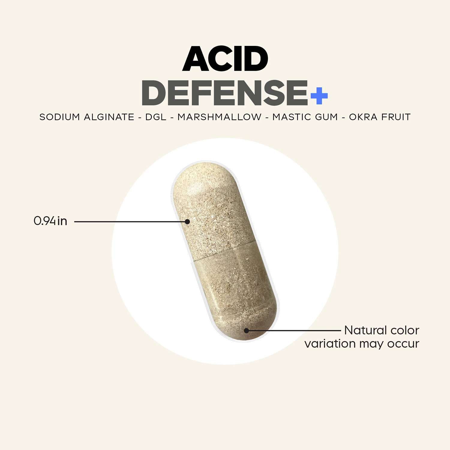 Acid Defense+ - 90 Capsules (30 Servings)
