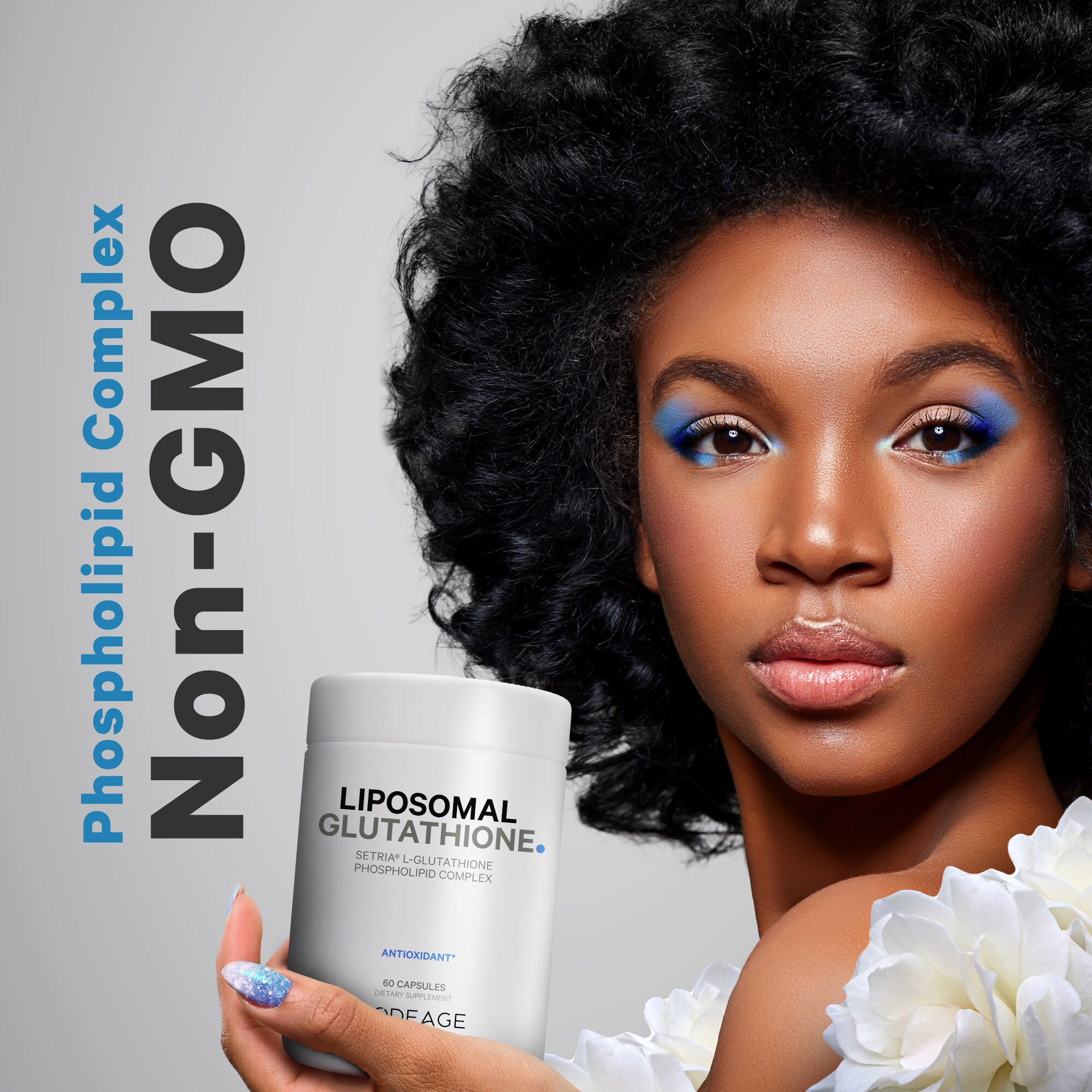 Liposomal Glutathione Setria&reg; Antioxidant  - 60 Capsules (30 Servings)  | GNC