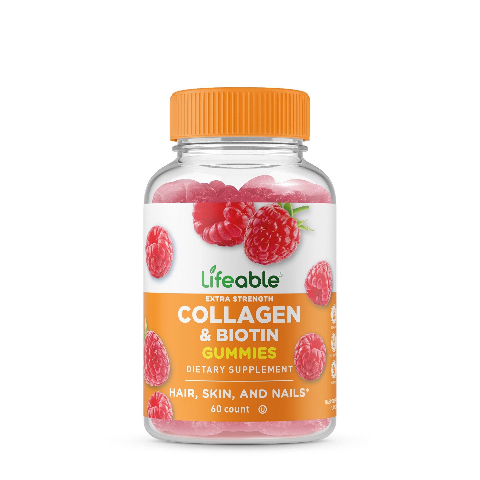 Collagen and Biotin - 60 Gummies (30 Servings)  | GNC