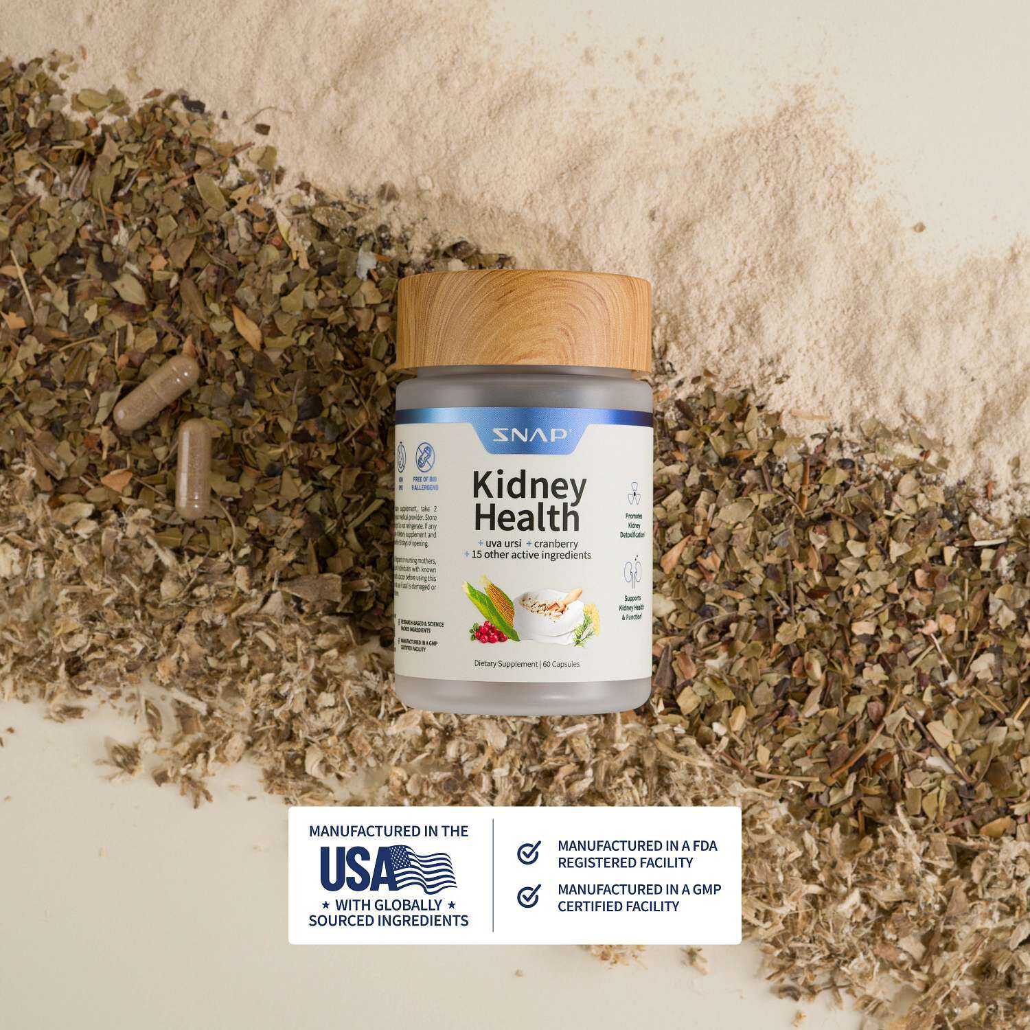 Kidney Health Capsules - 60 Capsules (30 Servings)