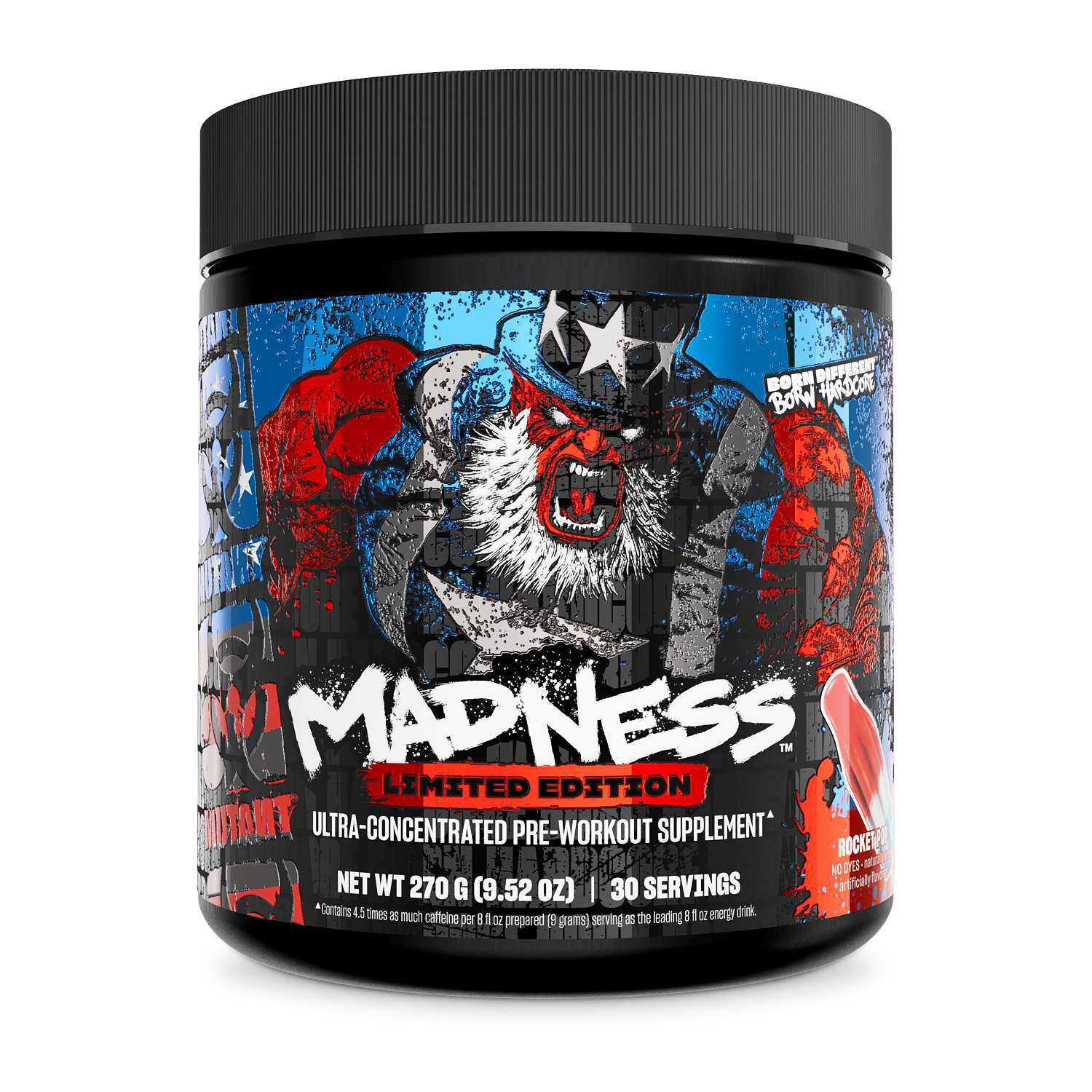 Madness Pre-Workout - Rocket Pop (30 Servings) | GNC