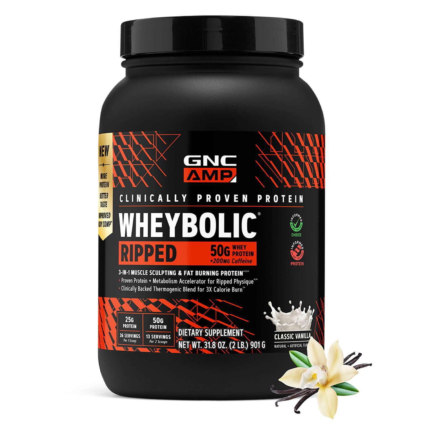 Wheybolic&reg; Ripped - Classic Vanilla (13 Servings) Classic Vanilla | GNC