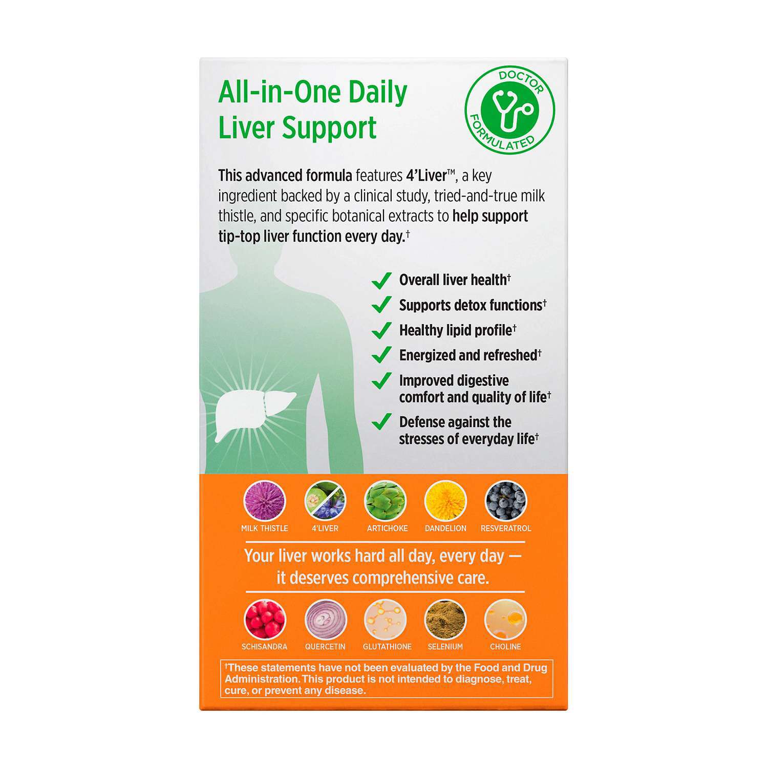 Liver Plus Revive and Restore - 60 Vegan Capsules (30 Servings)  | GNC