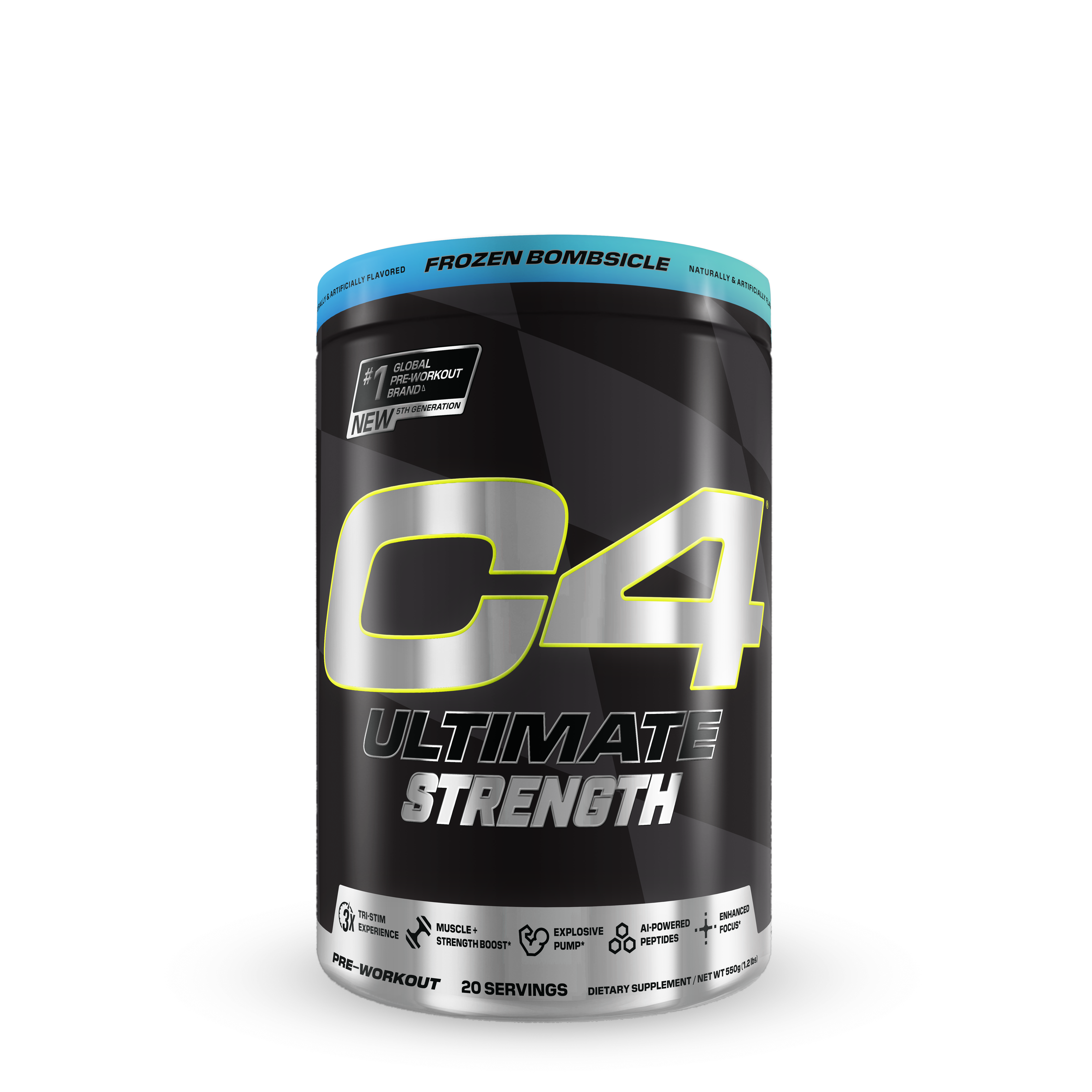 Cellucor C4 Ultimate Strength Pre-Workout - Frozen Bombsicle (20 Servings)