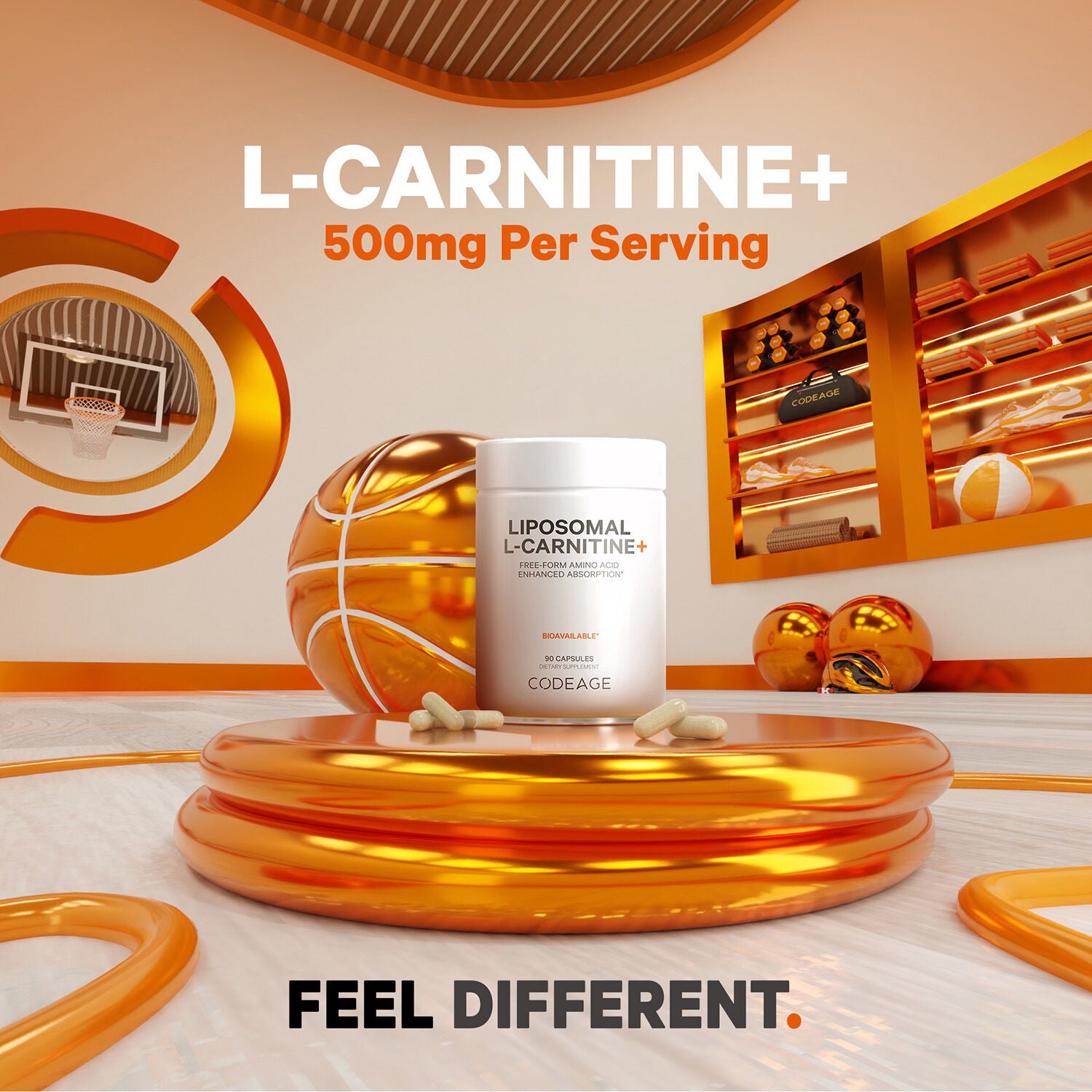 Liposomal L-Carnitine+ - 90 Capsules (90 Servings)  | GNC