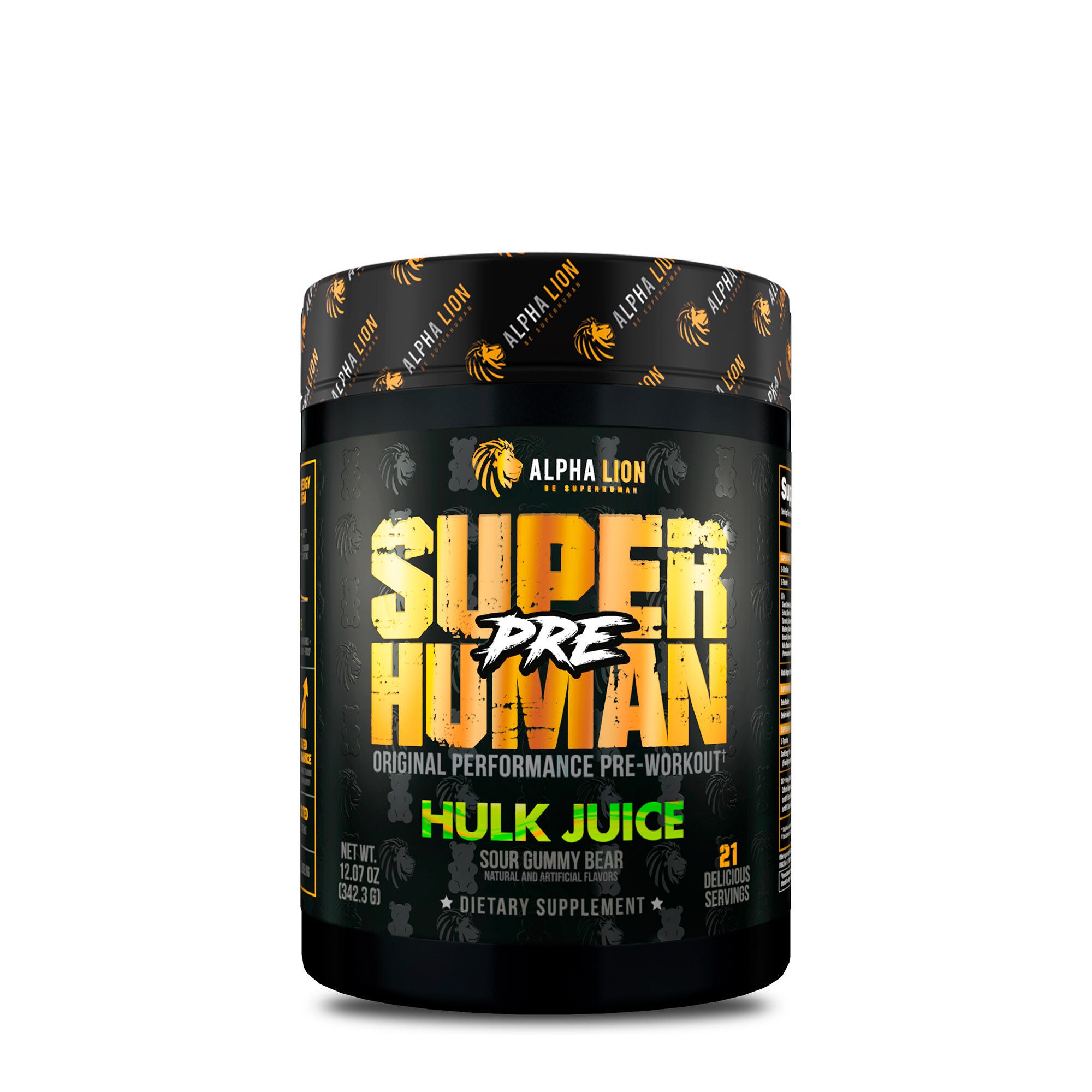 Superhuman Pre-Workout - Sour Gummy Bear(21 Servings) Sour Gummy Bear | GNC