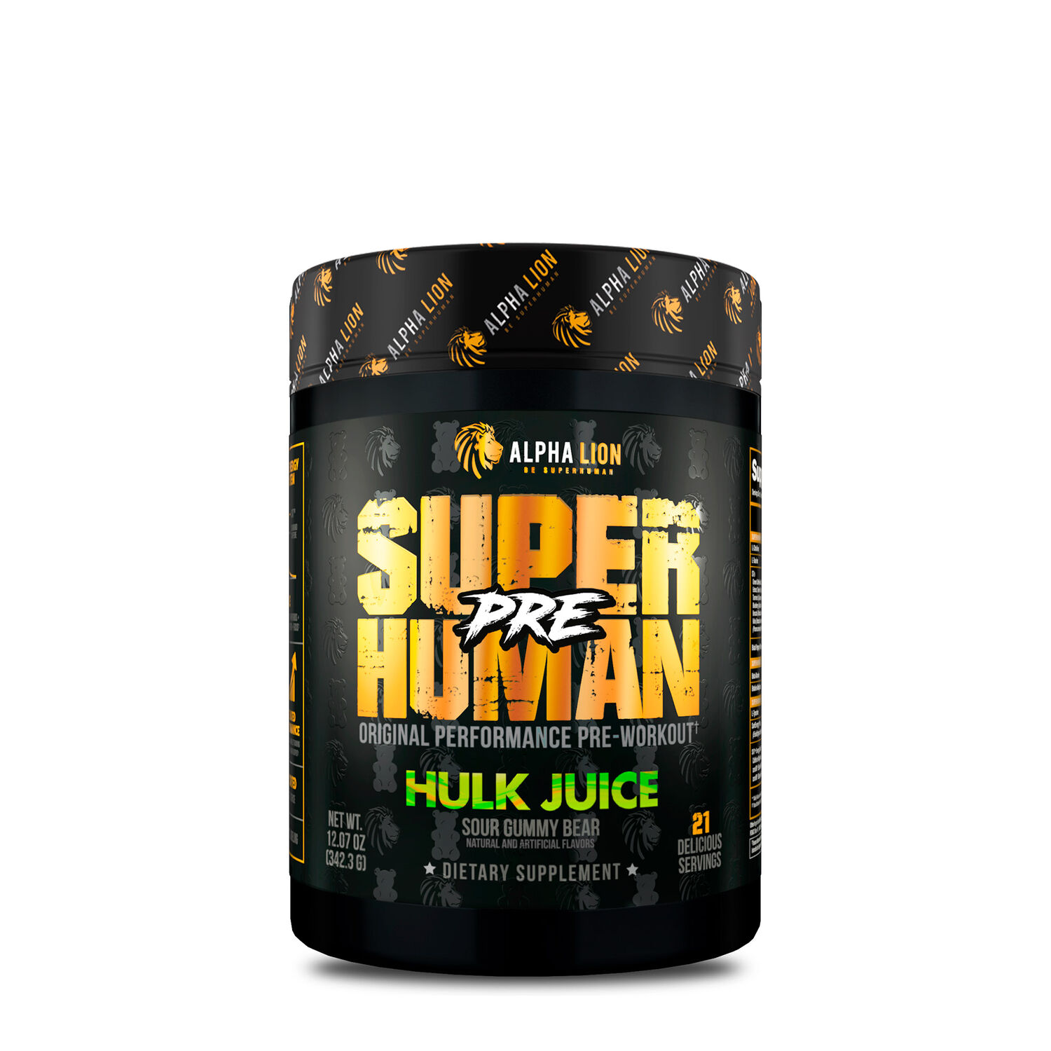 Superhuman Pre-Workout - Sour Gummy Bear&#40;21 Servings&#41; Sour Gummy Bear | GNC