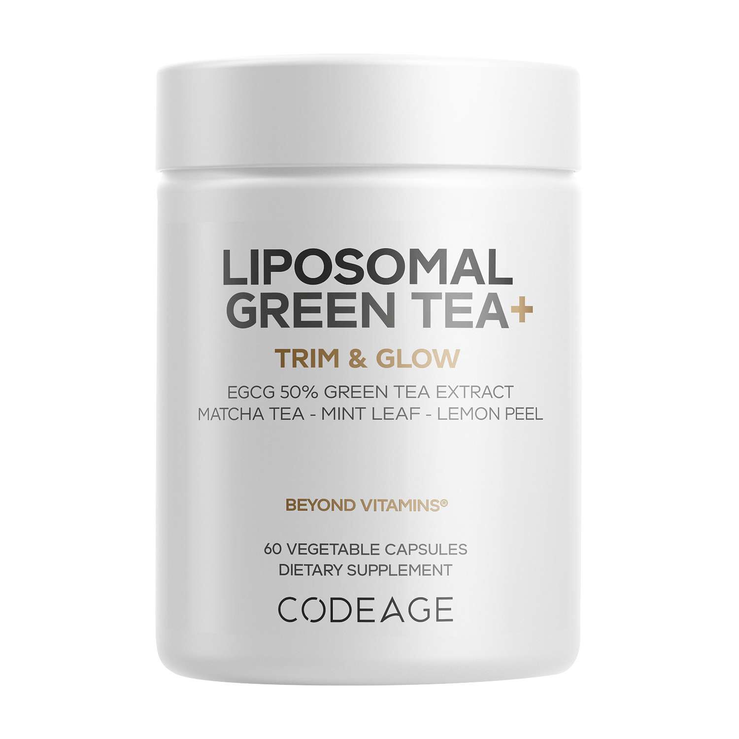 Liposomal Green Tea+ Trim & Glow - 60 Vegetable Capsules (30 Servings)