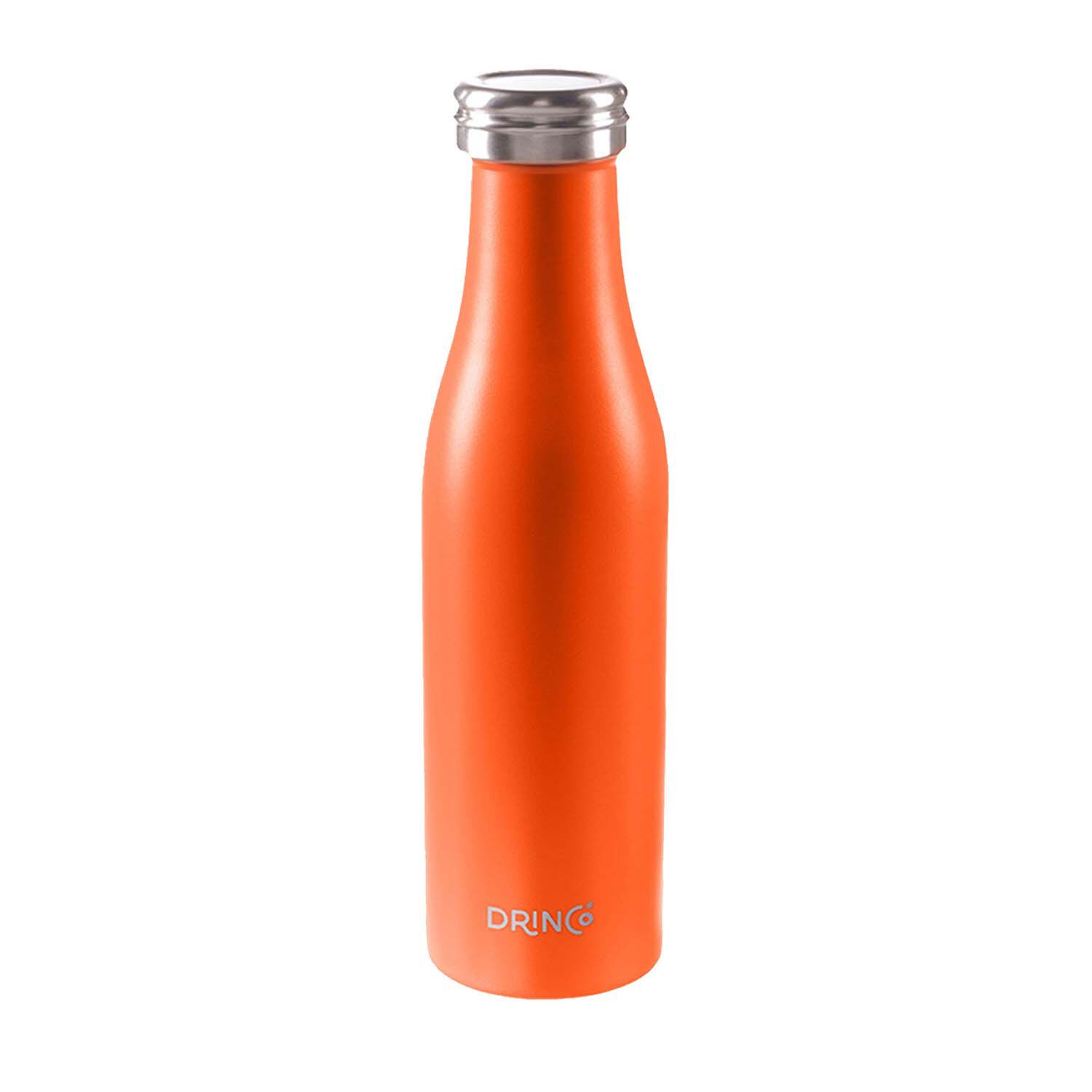 17oz Slim Vacuum Insulated Stainless Steel Water Bottle Orange GNC