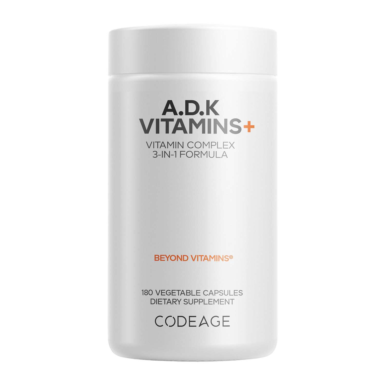 ADK Vitamin Supplement - 180 Capsules (180 Servings)  | GNC