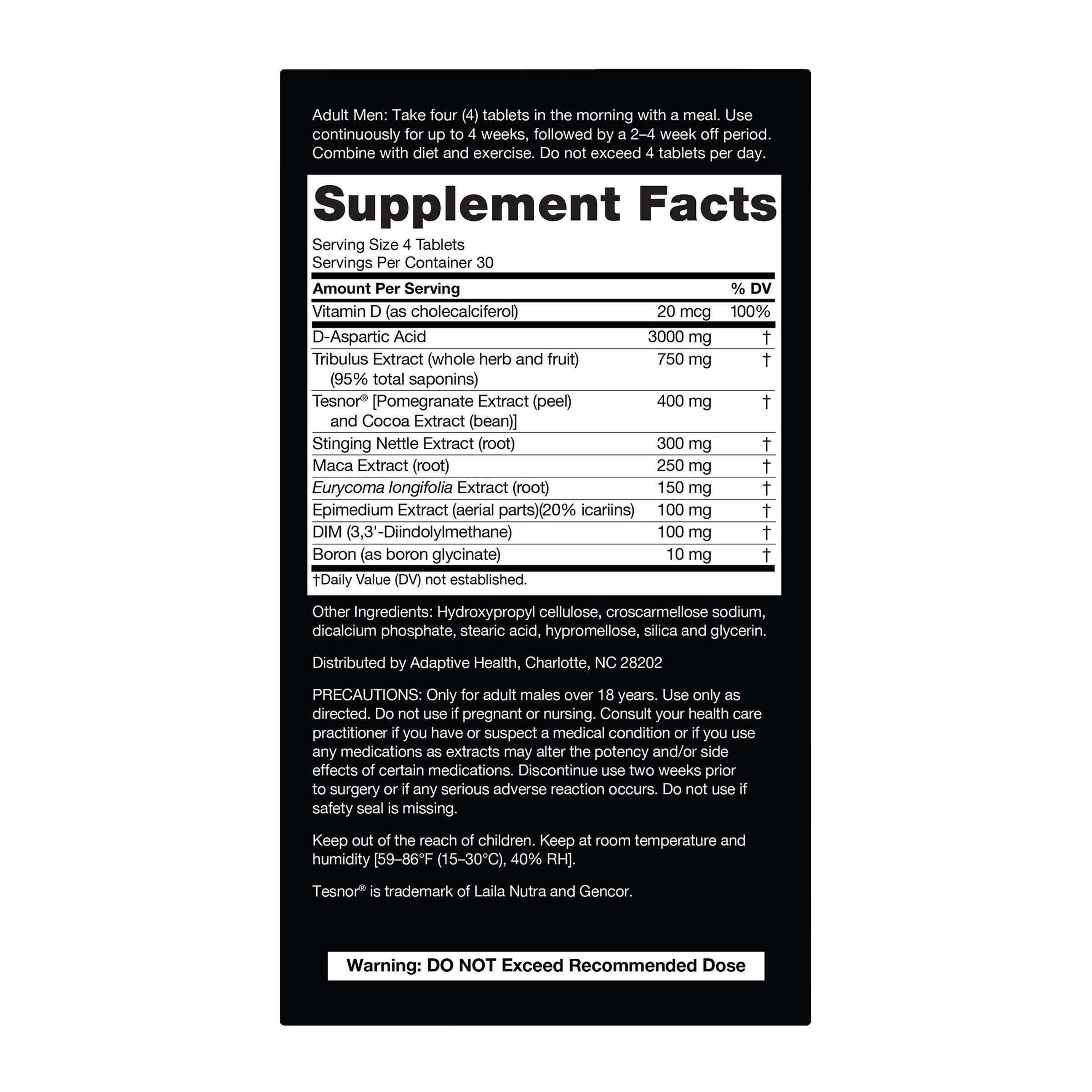 Total-T Ultimate - 120 Tablets (30 Servings)  | GNC