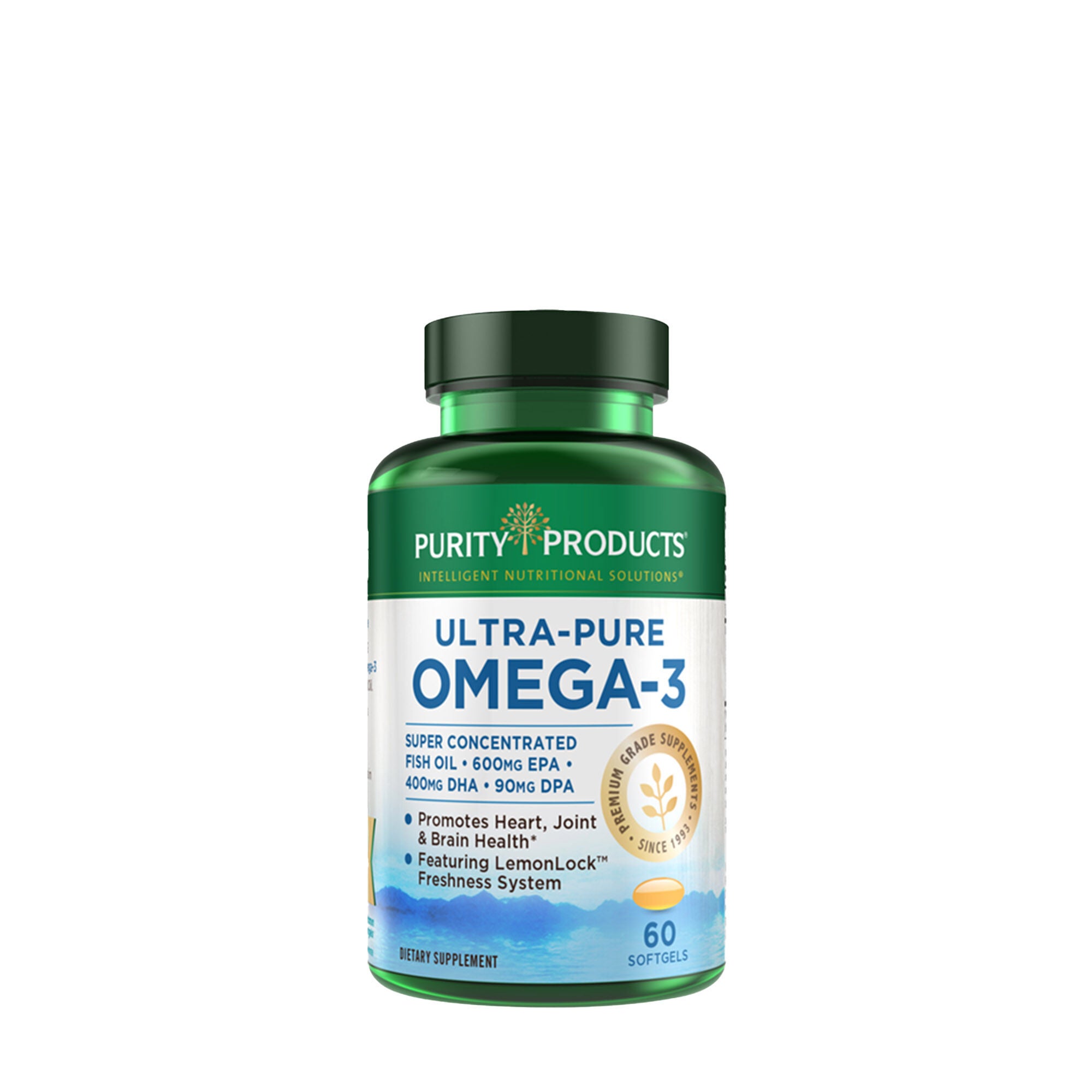 Ultra - Pure Omega - 3 - 60 Softgels (30 Servings)  | GNC