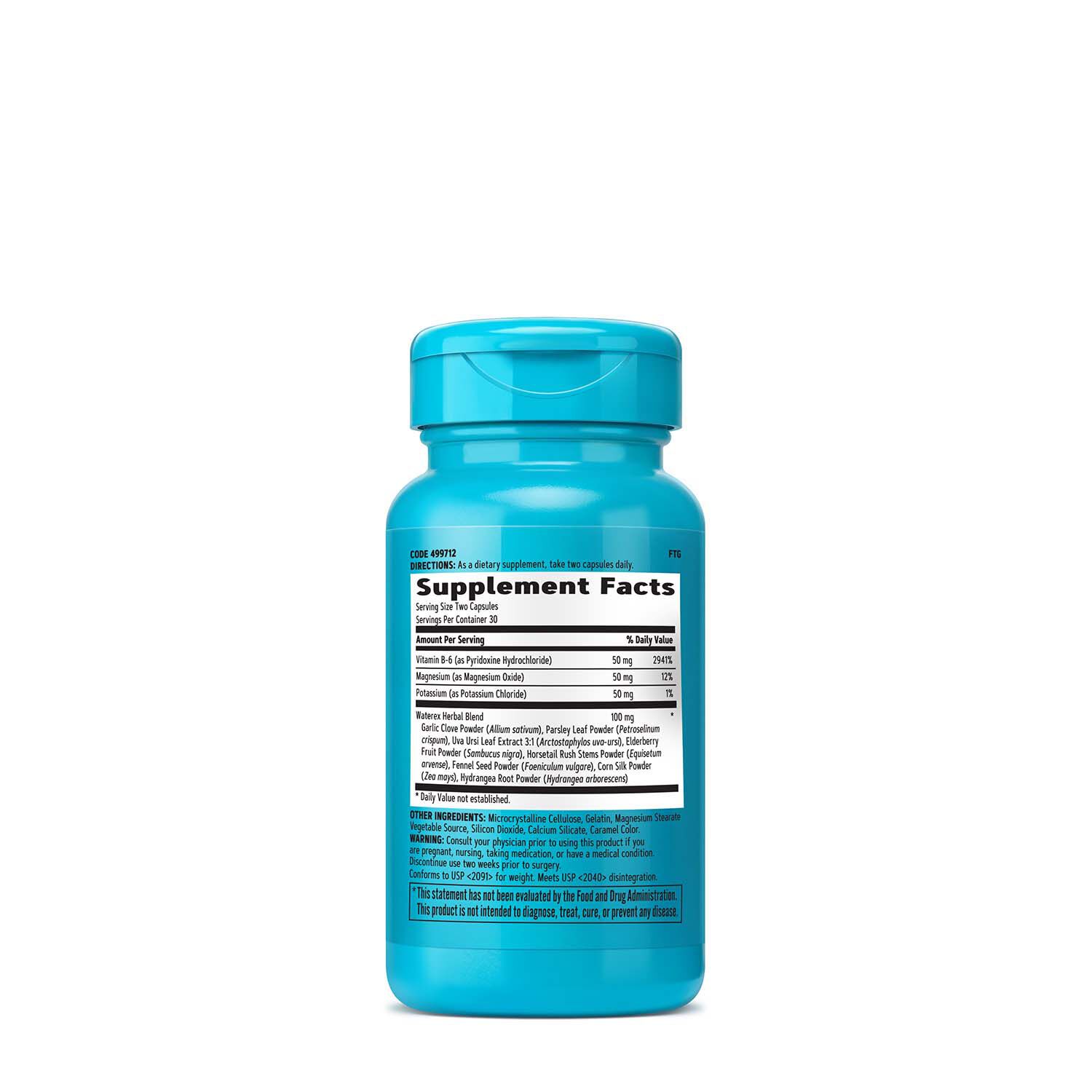 Waterex&trade; - 60 Capsules (30 Servings)  | GNC
