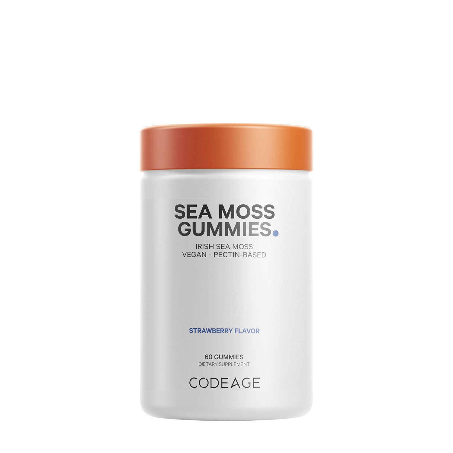 Sea Moss Gummies - Strawberry - 60 Gummies (30 Servings)  | GNC