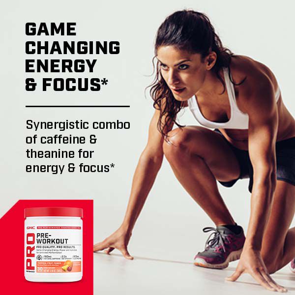 Pre-Workout - Blue Raspberry &#40;30 Servings&#41;  | GNC