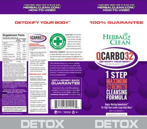Herbal Clean Qcarbo32 Grape Gnc We believe that qcarbo32 does work in some instances and for some people. herbal clean qcarbo32 grape gnc