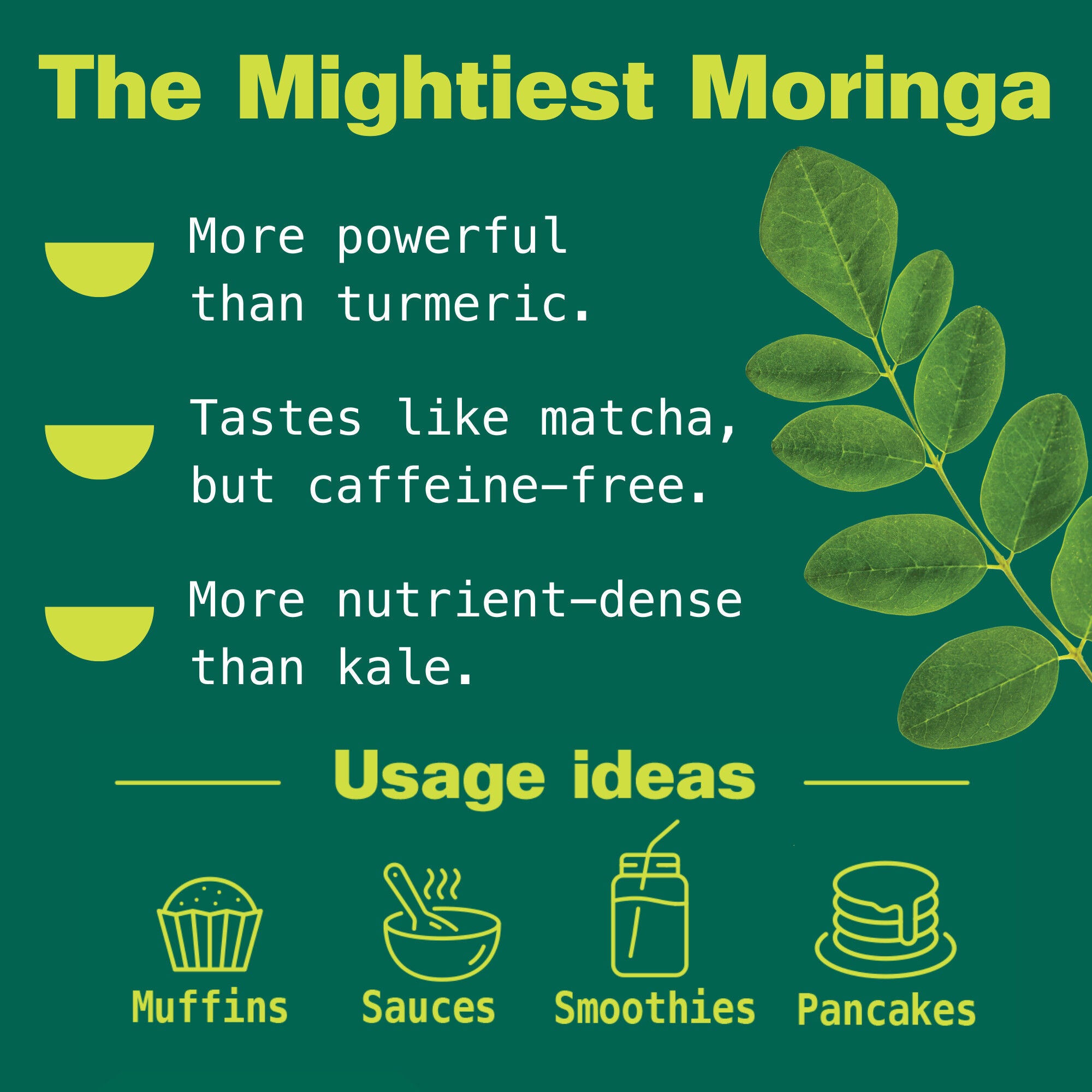 Pure Moringa Powder - 7.4 oz. (35 Servings)  | GNC