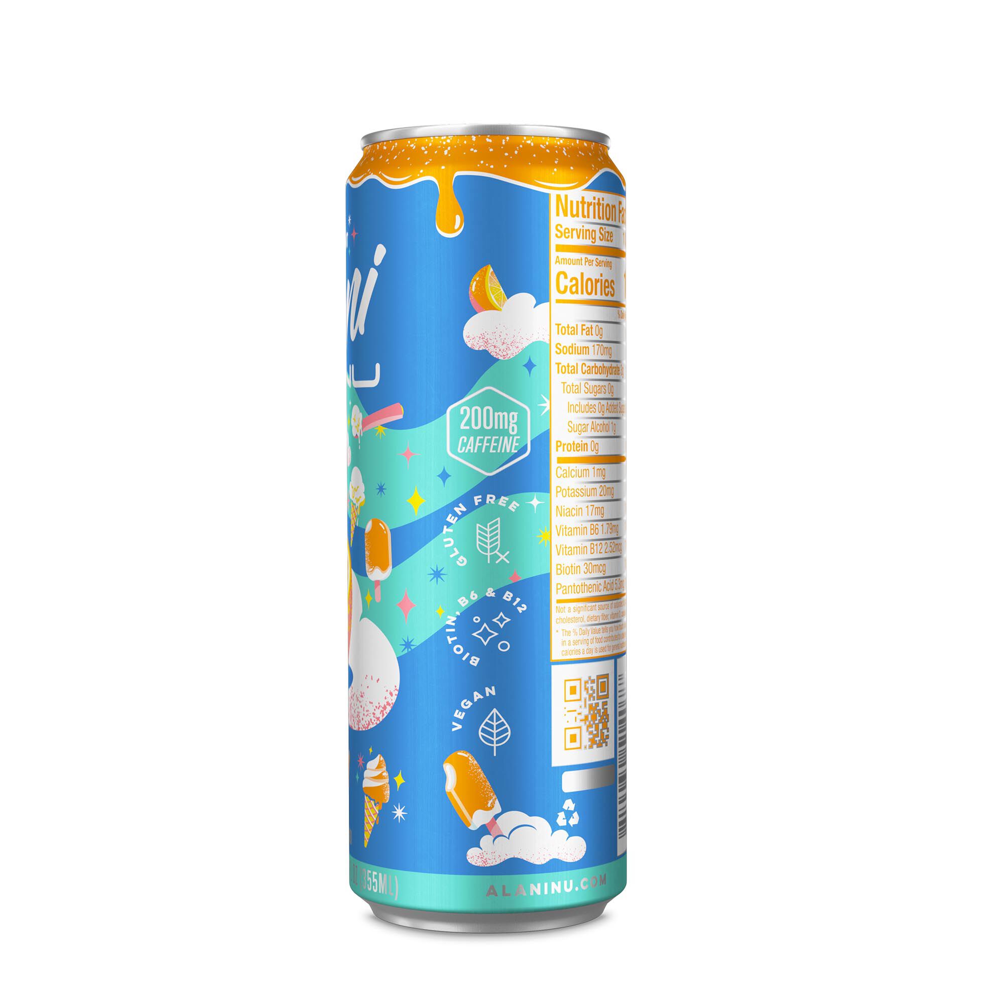 Energy Drink - Blue Slush 12 oz. (12 Cans)