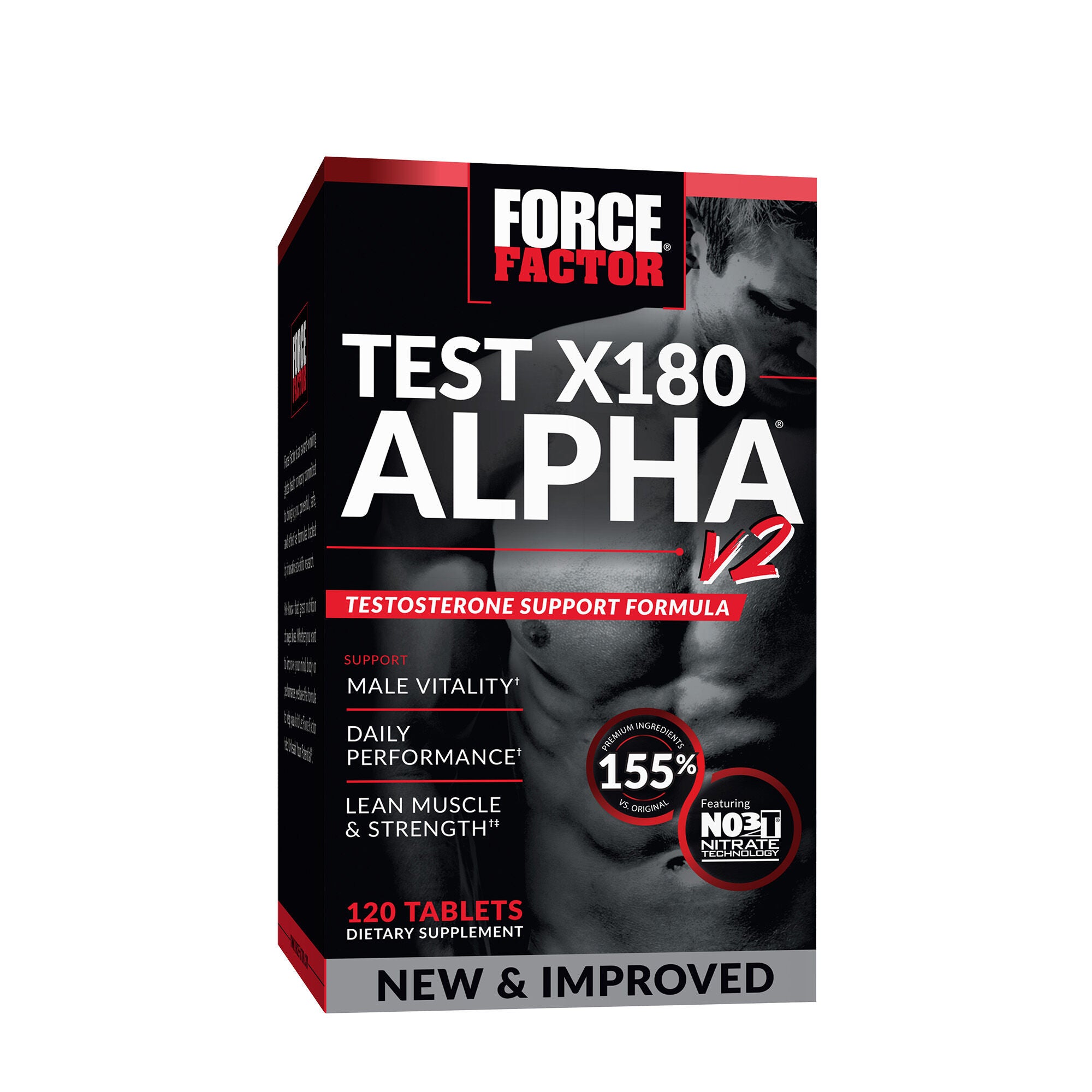 Test X180 Alpha V2 - 120 Tablets (60 Servings)  | GNC