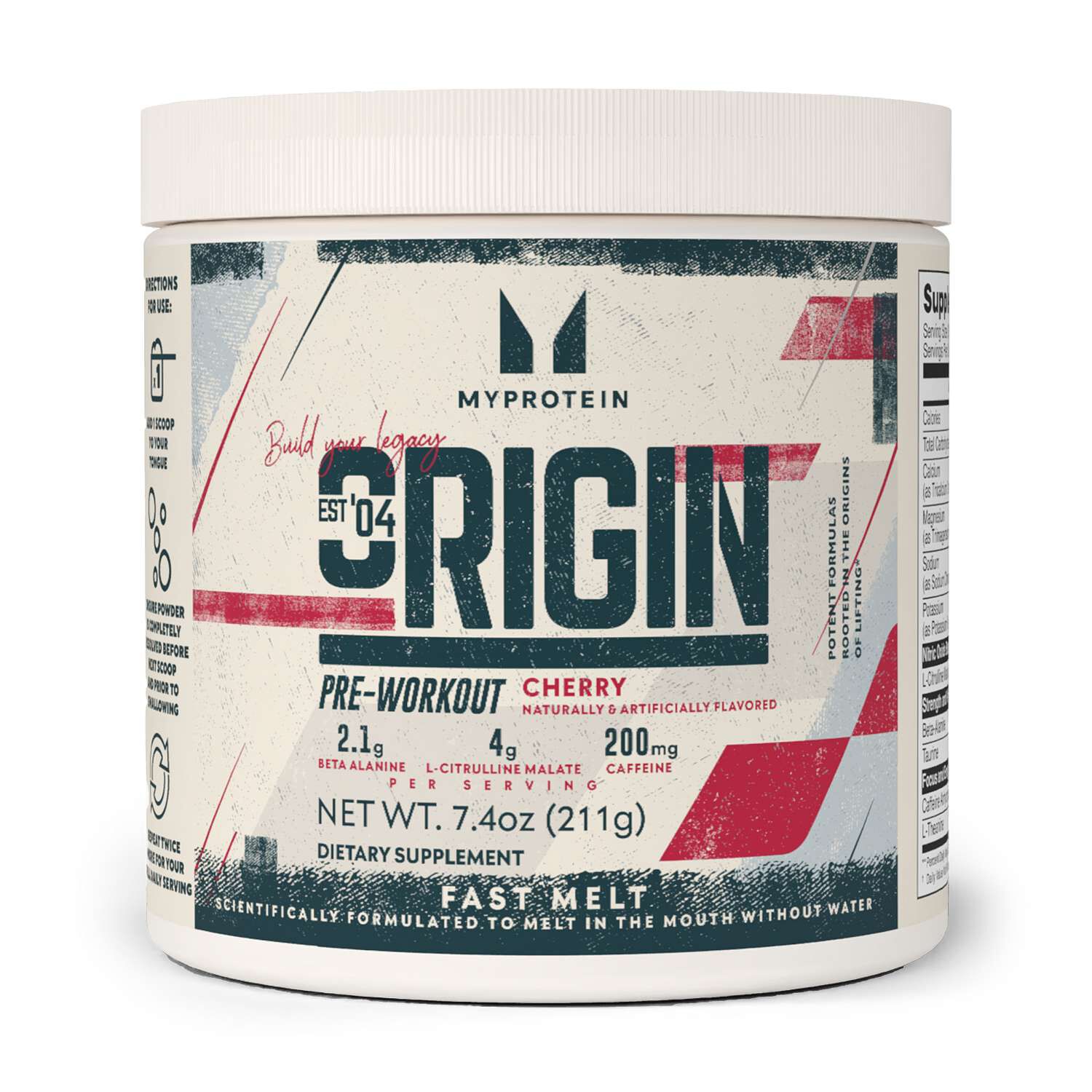 Myprotein - Origin Fast Melt Pre-Workout Powder - Cherry (18