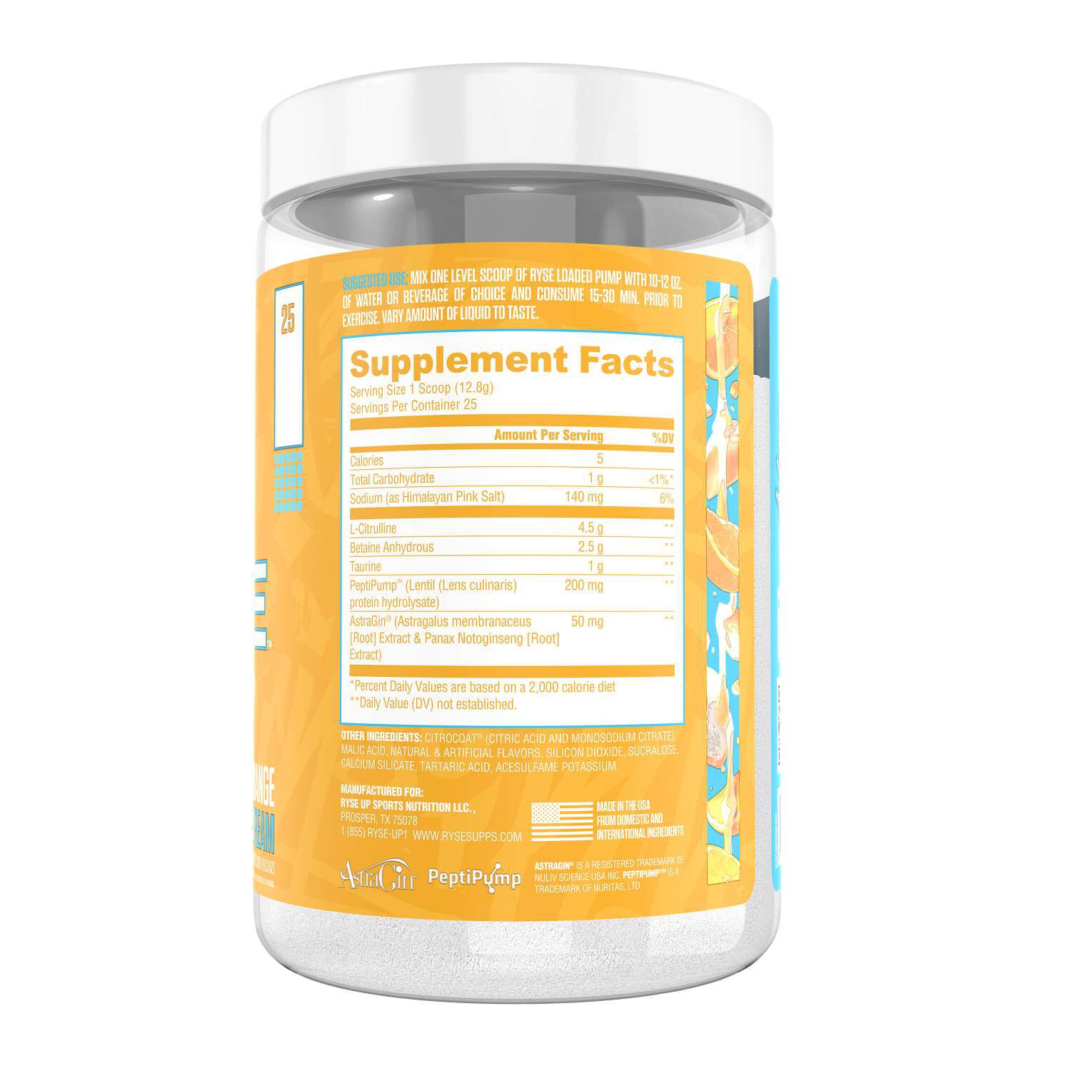 Loaded Pump - Orange Cream (25 Servings)
