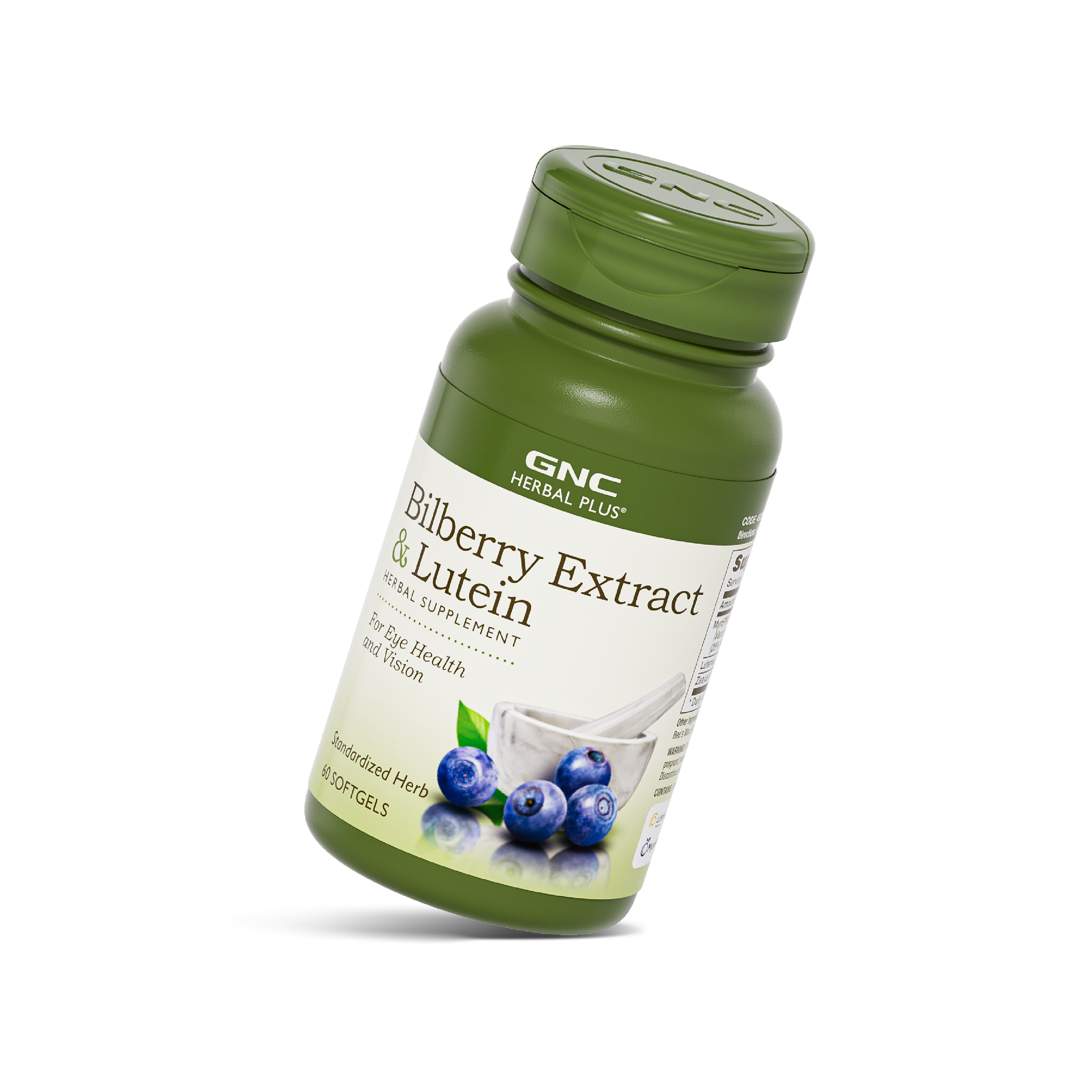 Bilberry Extract Plus Lutein - 60 Softgels (60 servings)  | GNC