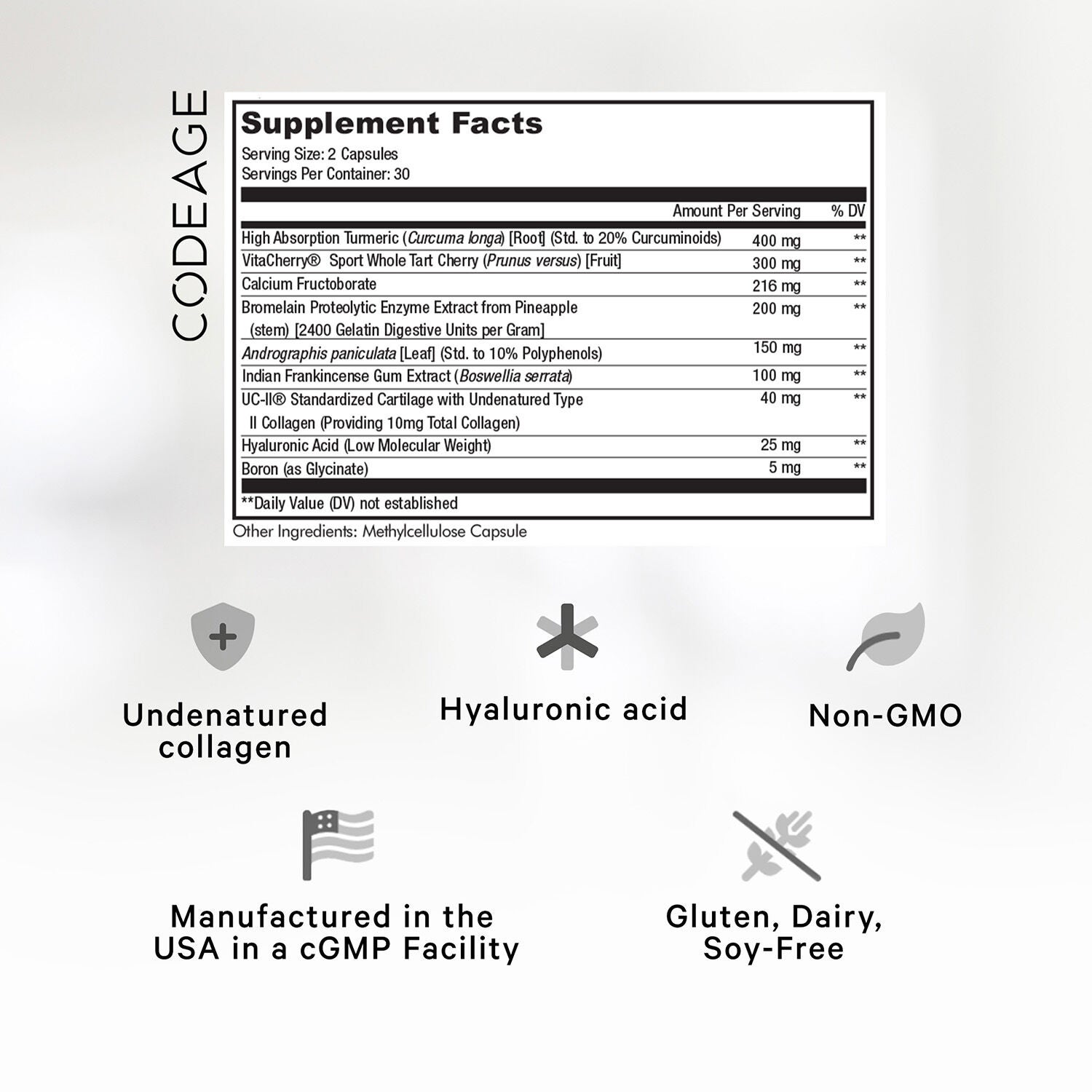 Supreme Joint Health UC-II&reg; Collagen &amp; VitaCherry&reg; - 60 Capsules (30 Servings)  | GNC