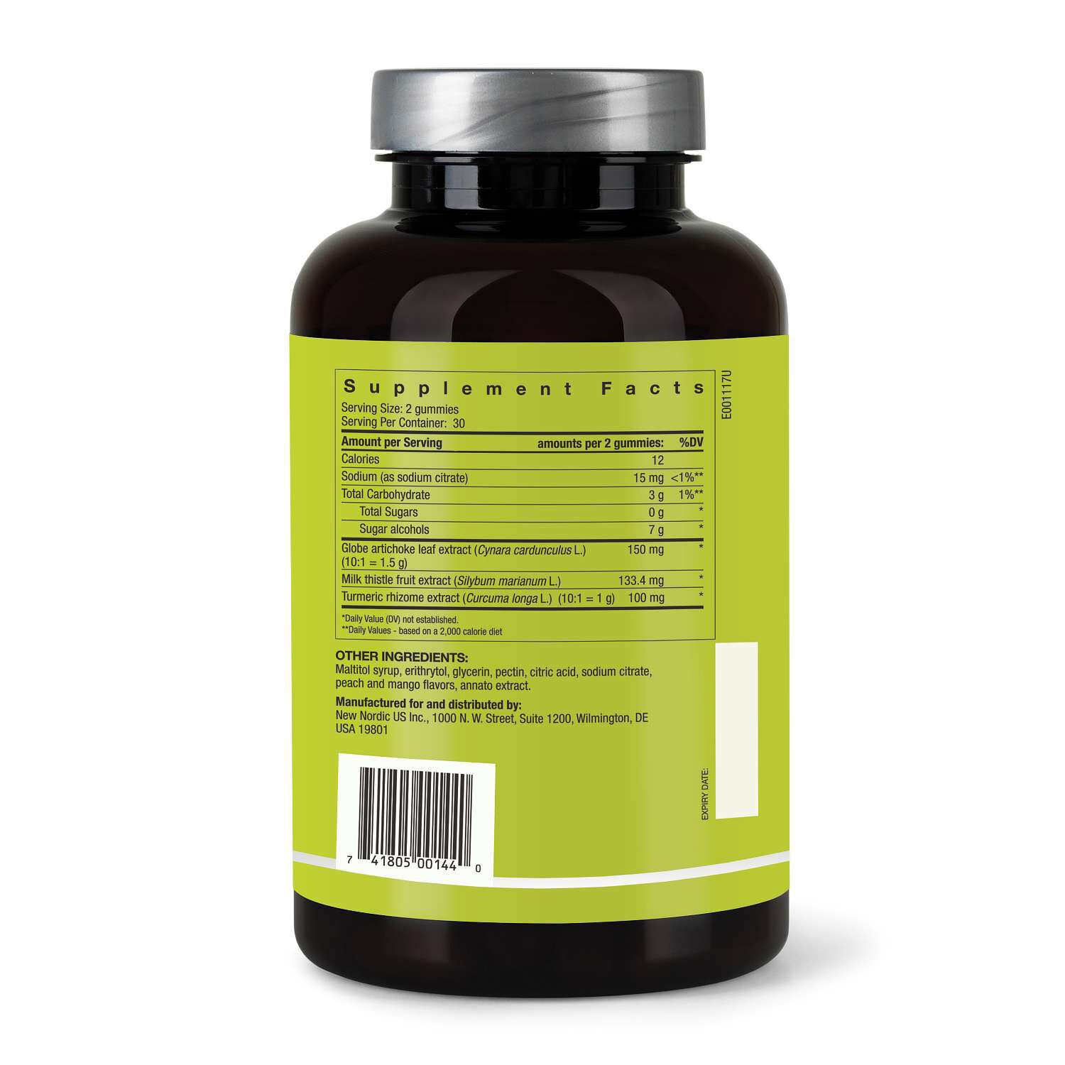 Active Liver&trade; Vegan Gummies - Peach Mango (60 Servings)