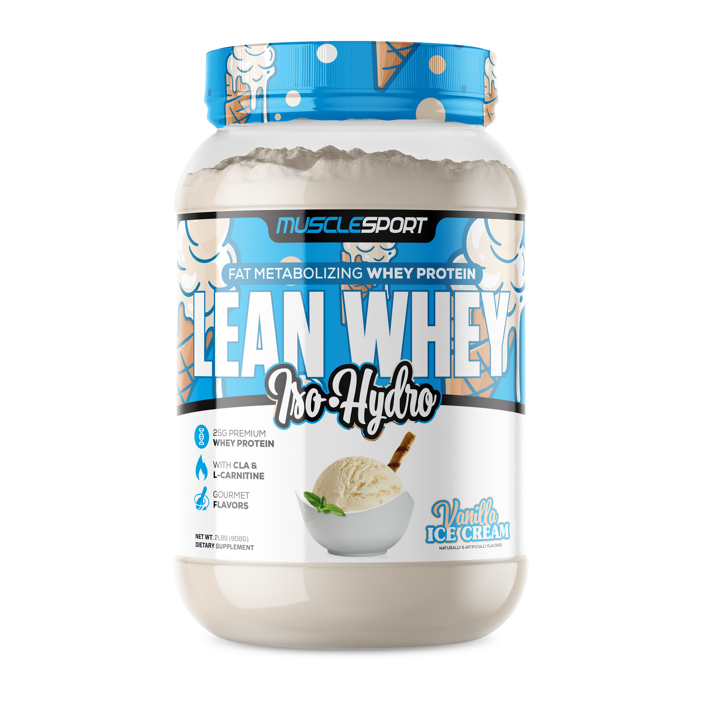 Lean Whey Iso-Hydro Protein - Vanilla Ice Cream &#40;26 Servings&#41;  | GNC