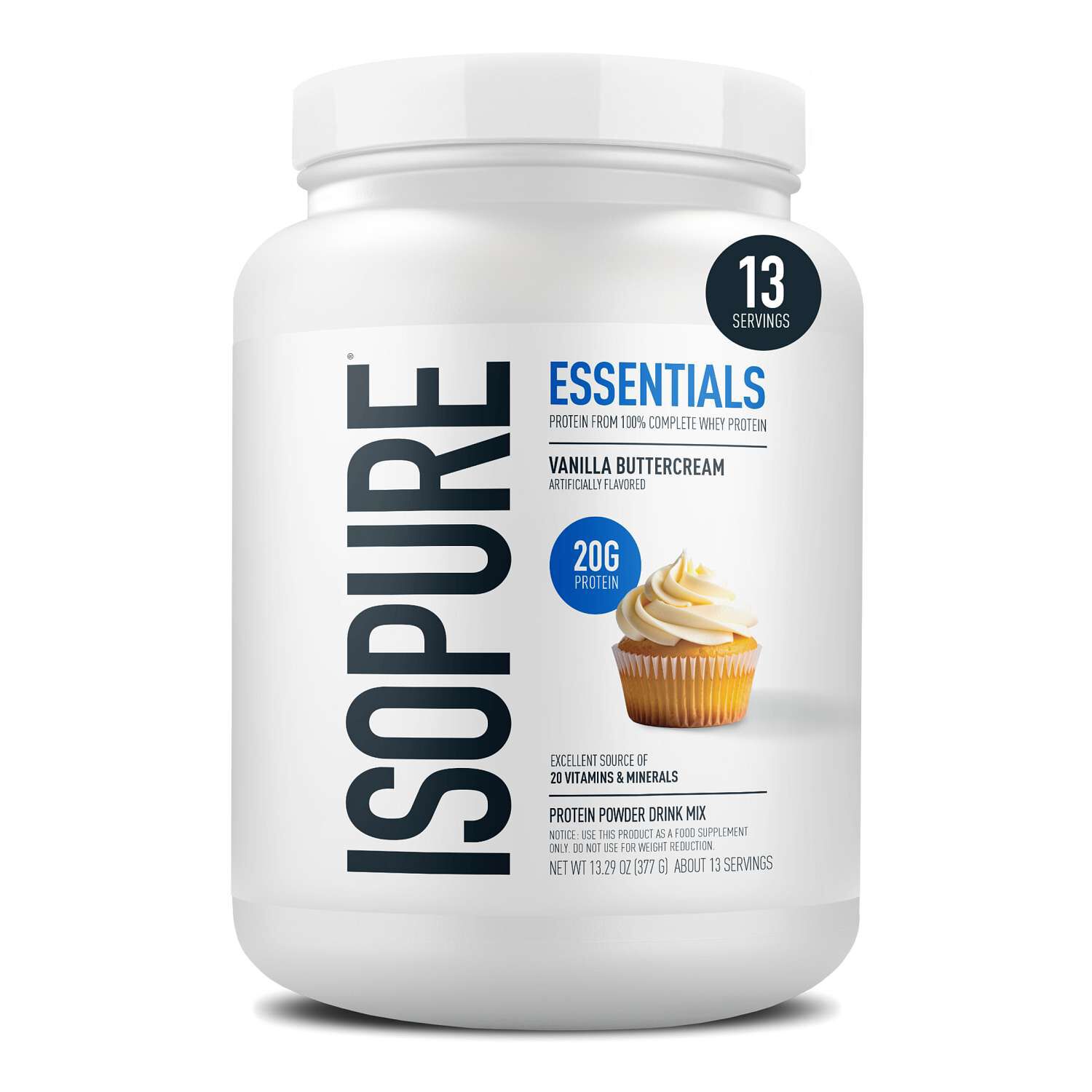 Essentials Protein Powder - Creamy Vanilla (13 Servings) Creamy Vanilla | GNC