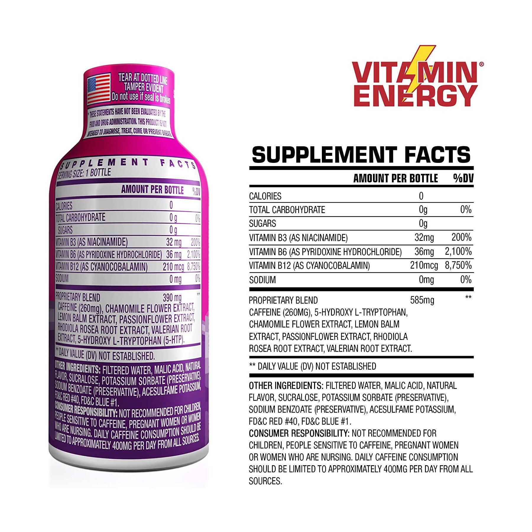 Mood+* - Tropical Berry - 1.93 oz. (12 Bottles)