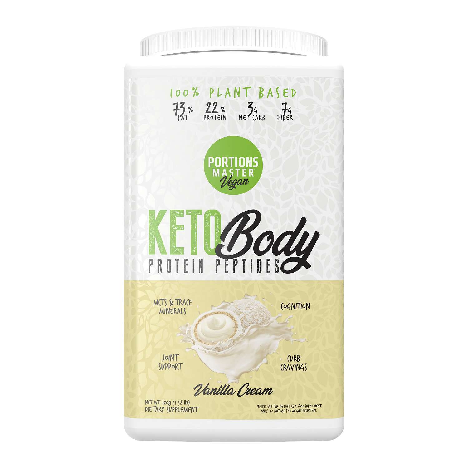 Vegan Keto Body - Vanilla Cream (15 Servings)  | GNC