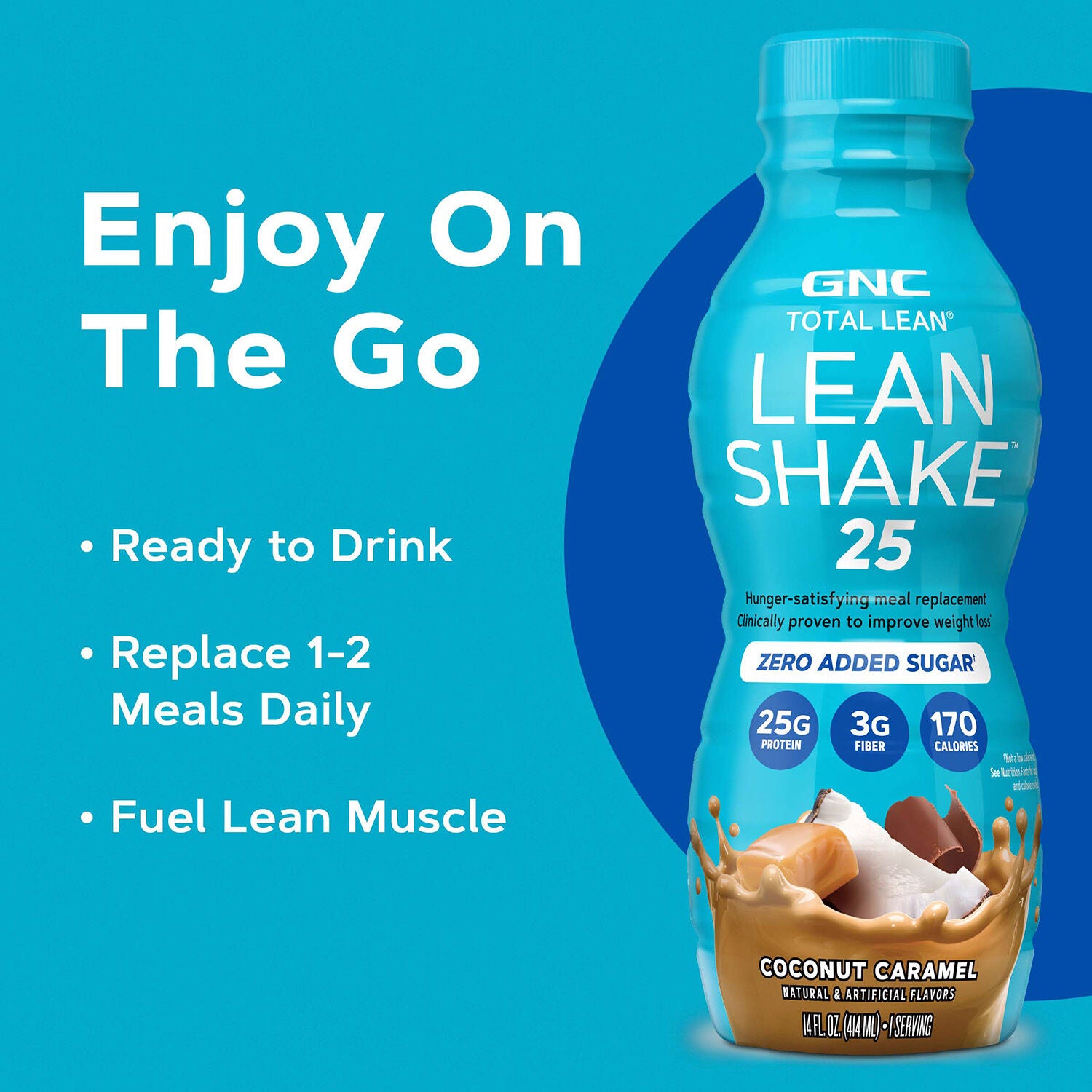 Lean Shake - Coconut Caramel - 14oz. (12 Bottles) Coconut Caramel | GNC