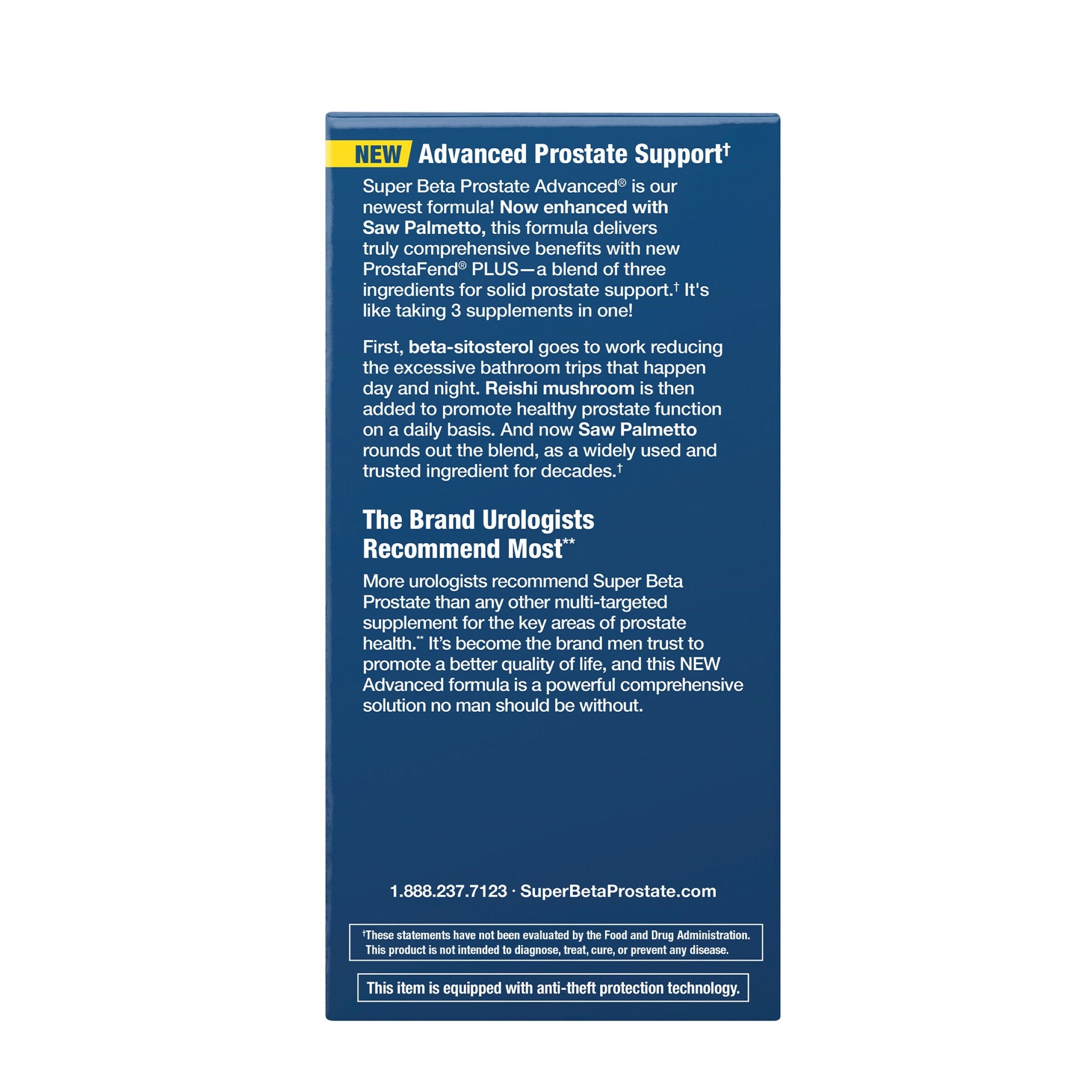 Super Beta Prostate Advanced - 60 Caplets (30 Servings)