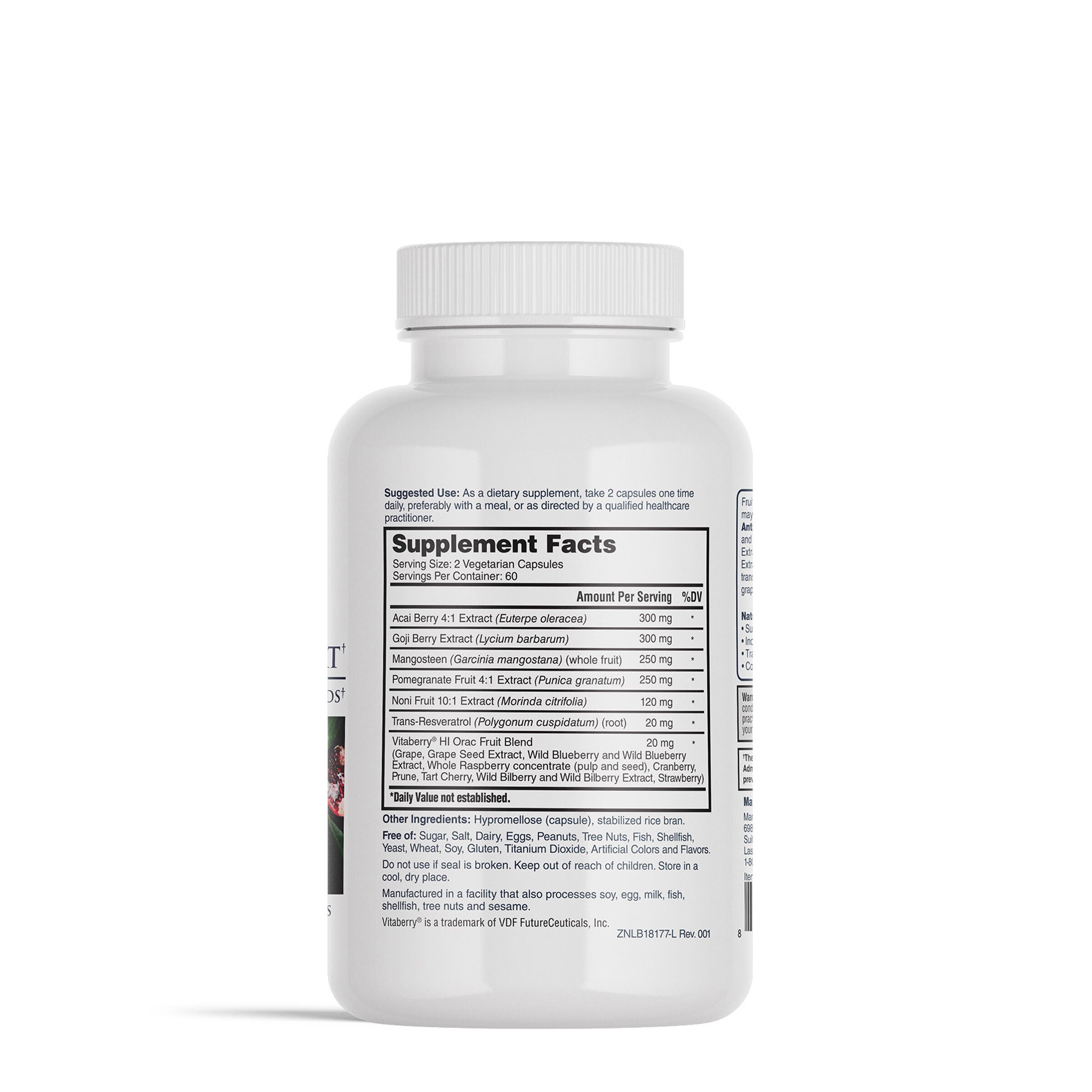 Super Antioxidant Support - 120 Vegetarian Capsules (60 Servings)  | GNC