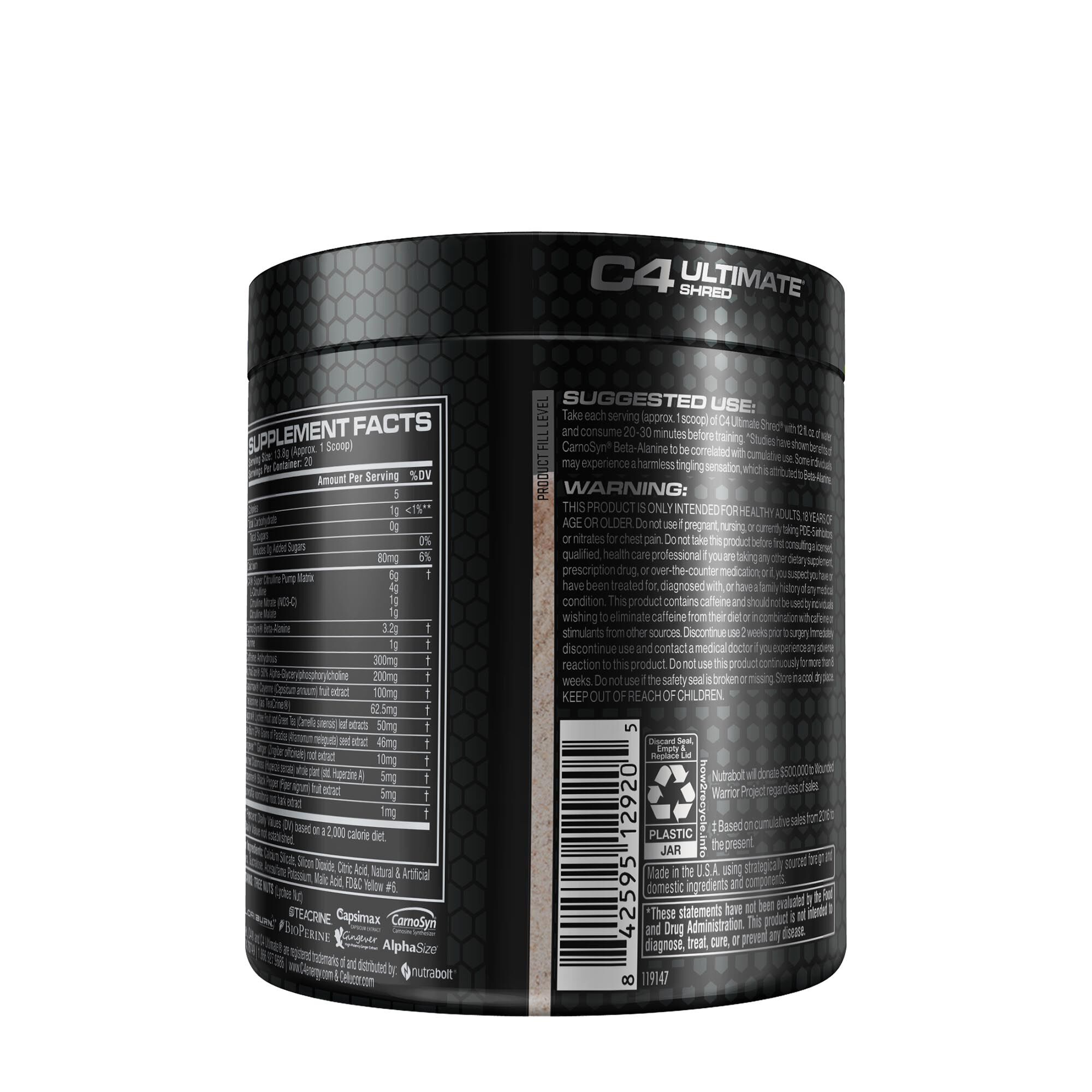 Cellucor® C4 Ultimate® Shred Pre-Workout - Mango Foxtrot ...