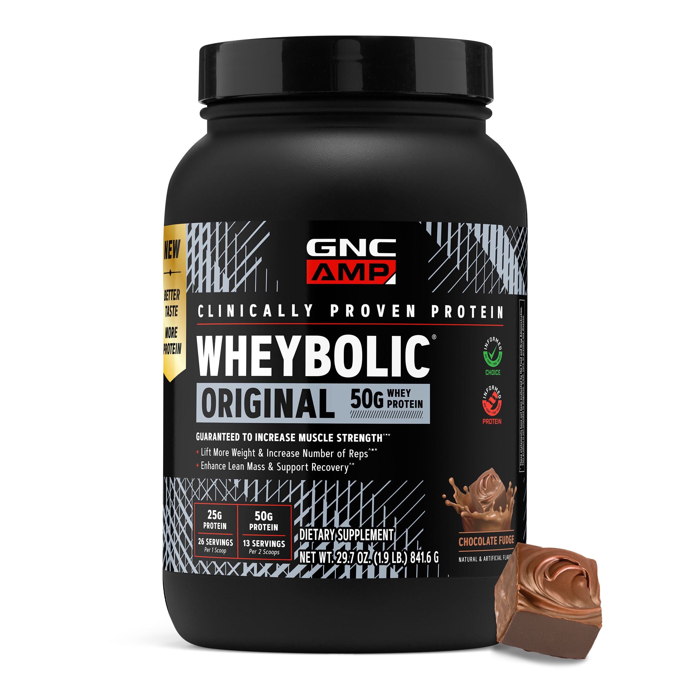 New Wheybolic - Chocolate Fudge (13 Servings) Chocolate Fudge | GNC
