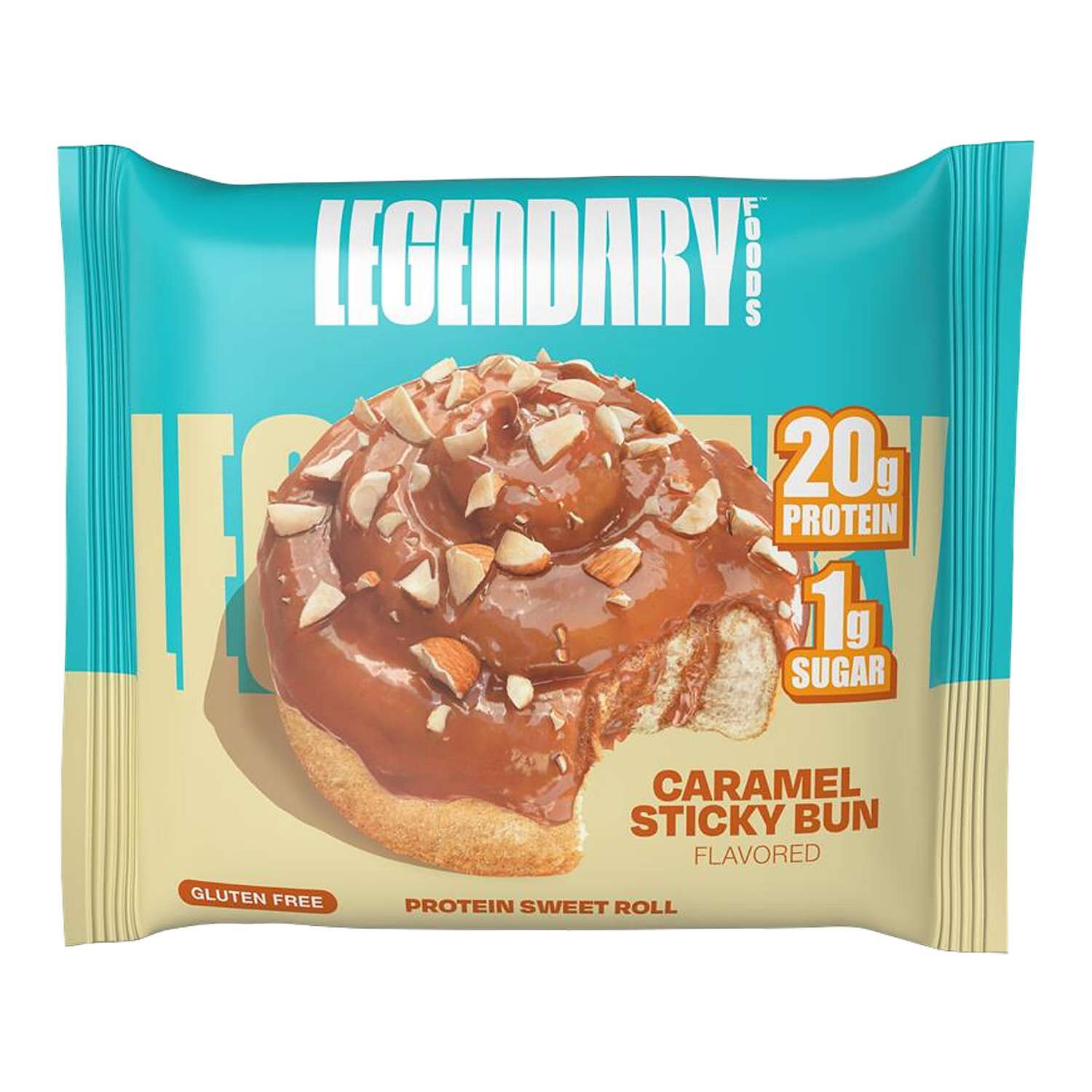 Protein Sweet Roll - Caramel Sticky Bun (8 Rolls)