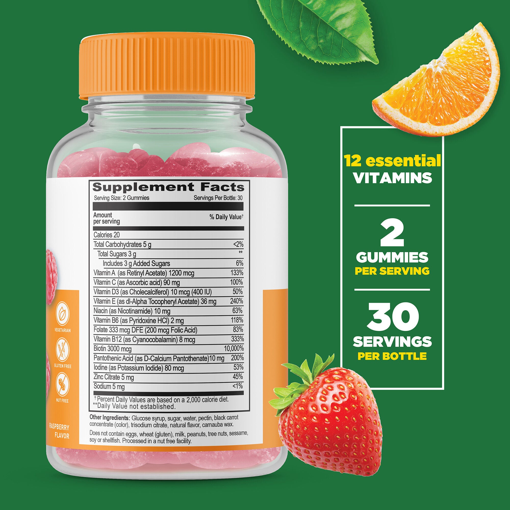 Women's Multivitamin with Extra Biotin - 60 Gummies (30 Servings)  | GNC